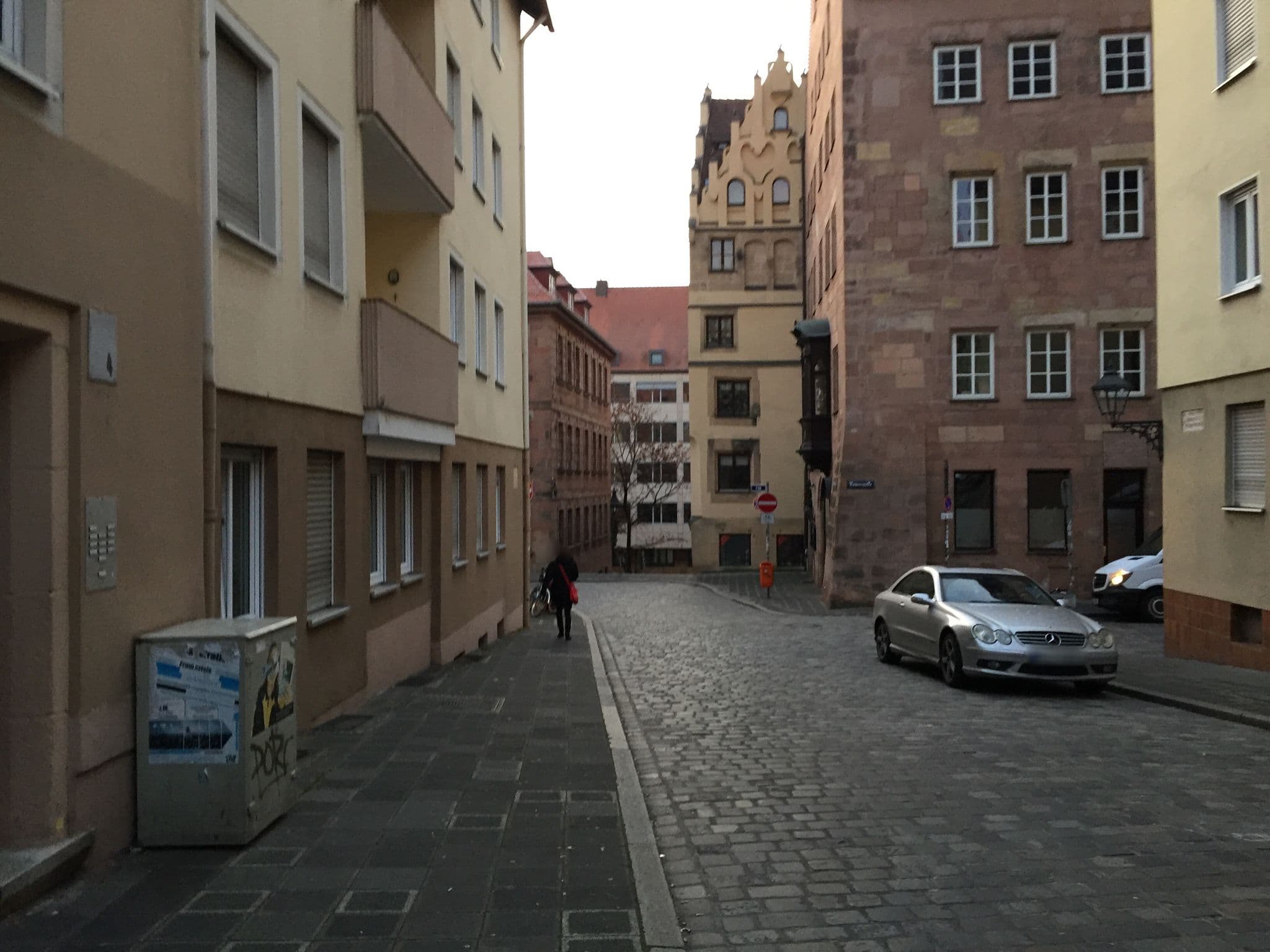 Street view near Hotel Agneshof Nürnberg · Partner of SORAT Hotels, Nuremberg — © richlv (CC BY-SA · Mapillary)