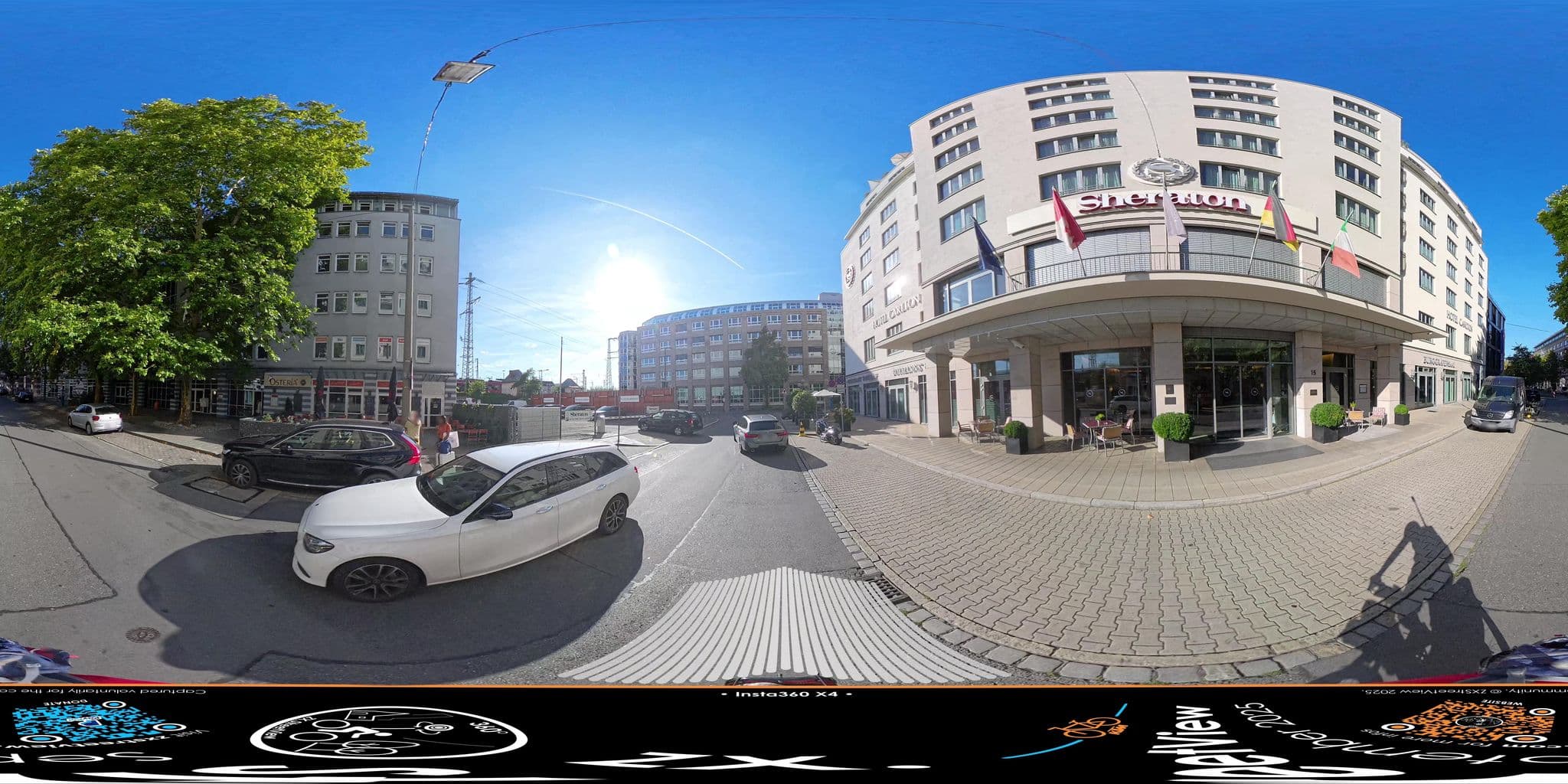Street view near Sheraton Carlton Hotel Nürnberg, Nuremberg — © ZXStreetview (CC BY-SA · Mapillary)