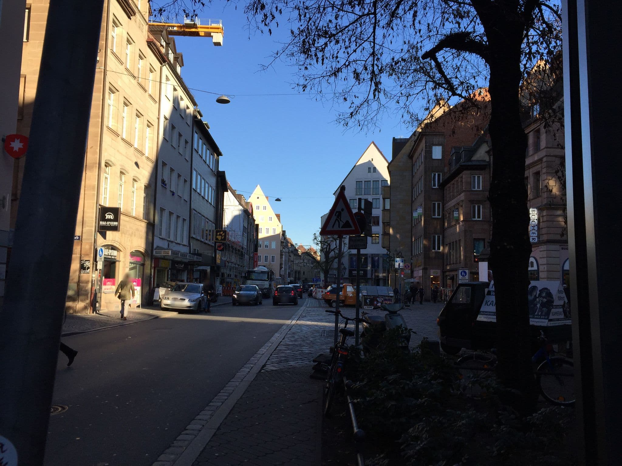 Street view near Hotel Sandkorn, Nuremberg — © richlv (CC BY-SA · Mapillary)