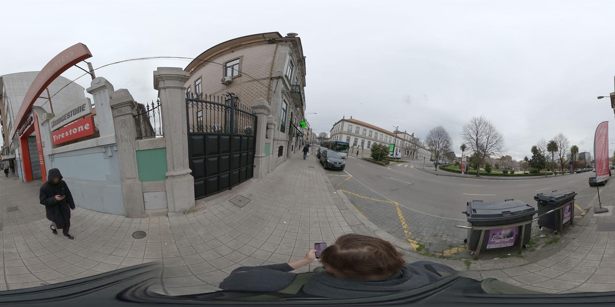 Street view near The Rex Hotel, Porto