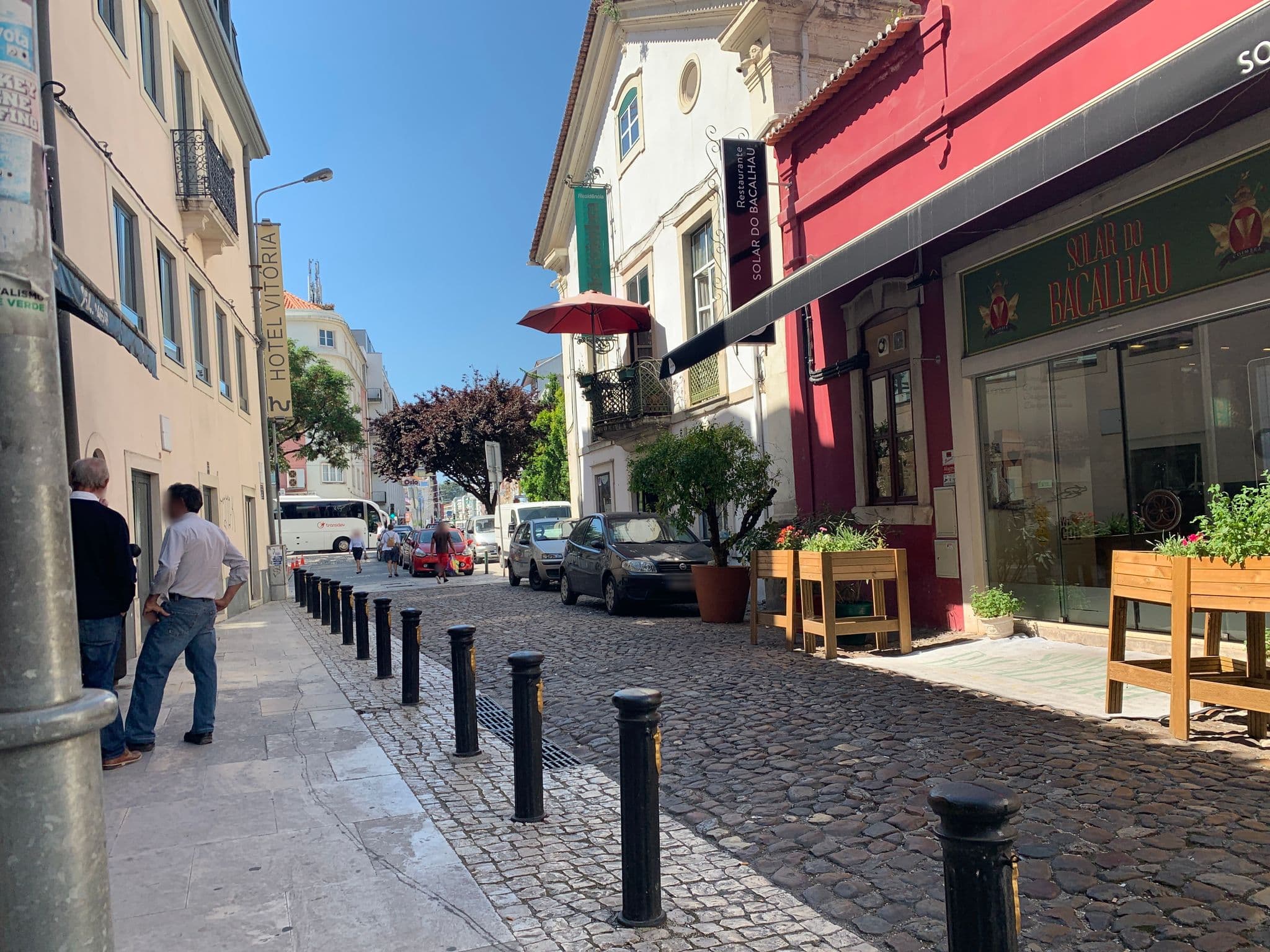 Street view near Hotel Vitória, Coimbra, Coimbra — © egorka (CC BY-SA · Mapillary)