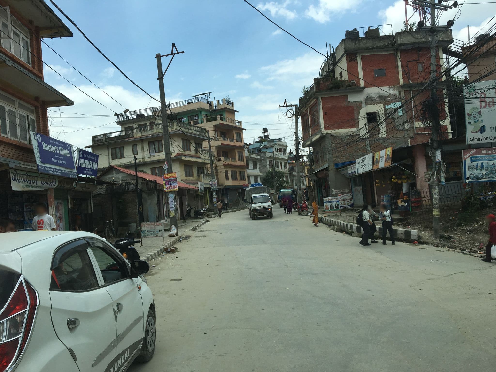 Street view near The Boudha Inn, Kathmandu