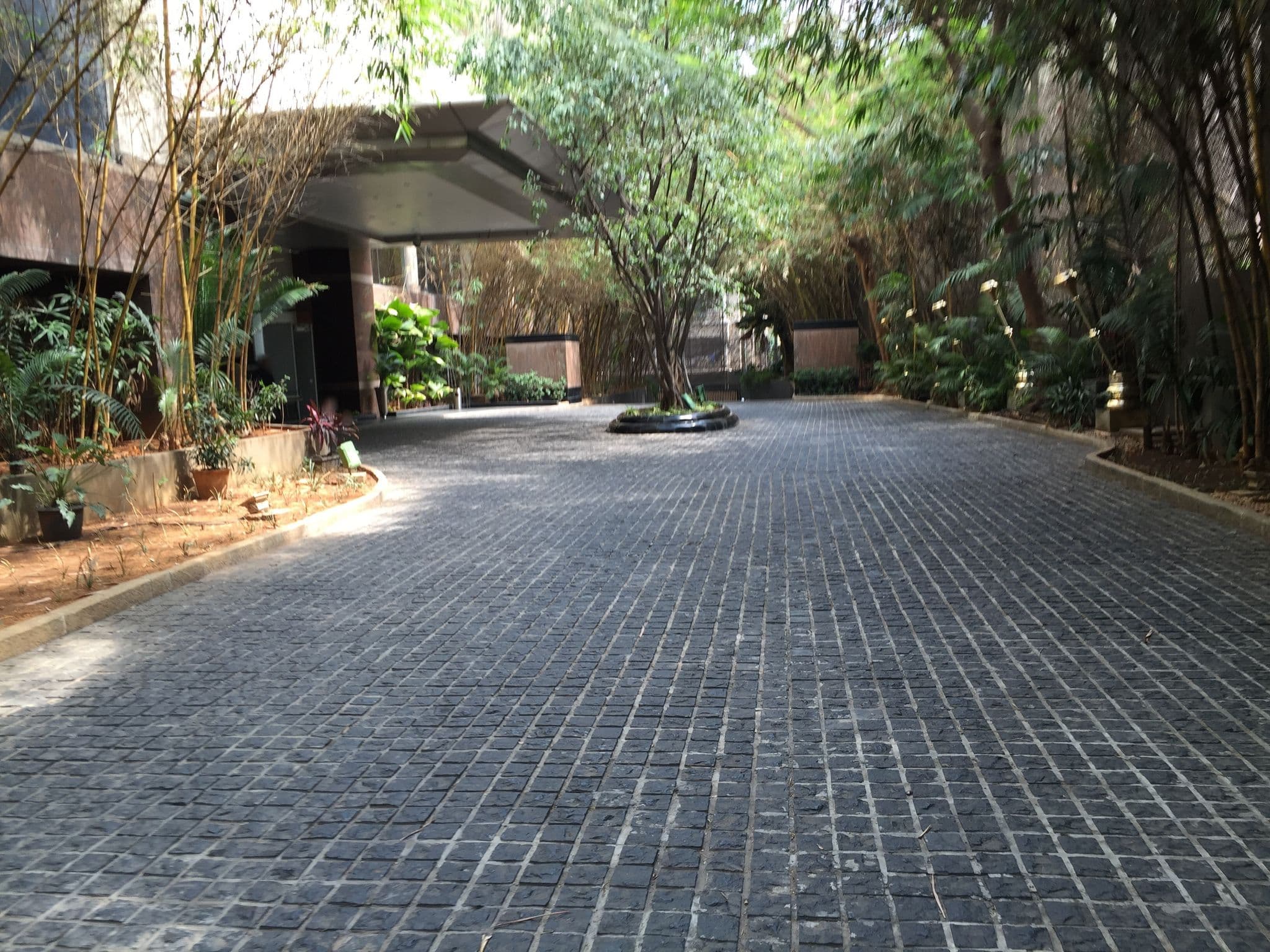 Street view near Hyatt Centric MG Road Bangalore, Bengaluru