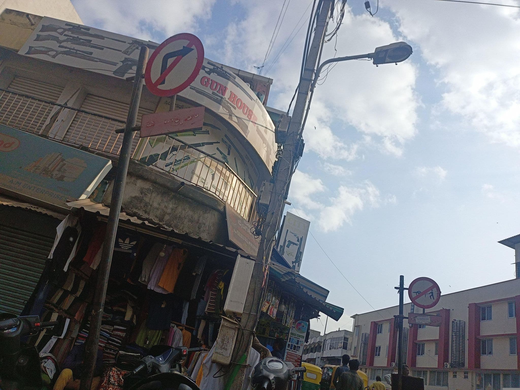Street view near B Six Hotel, Bengaluru