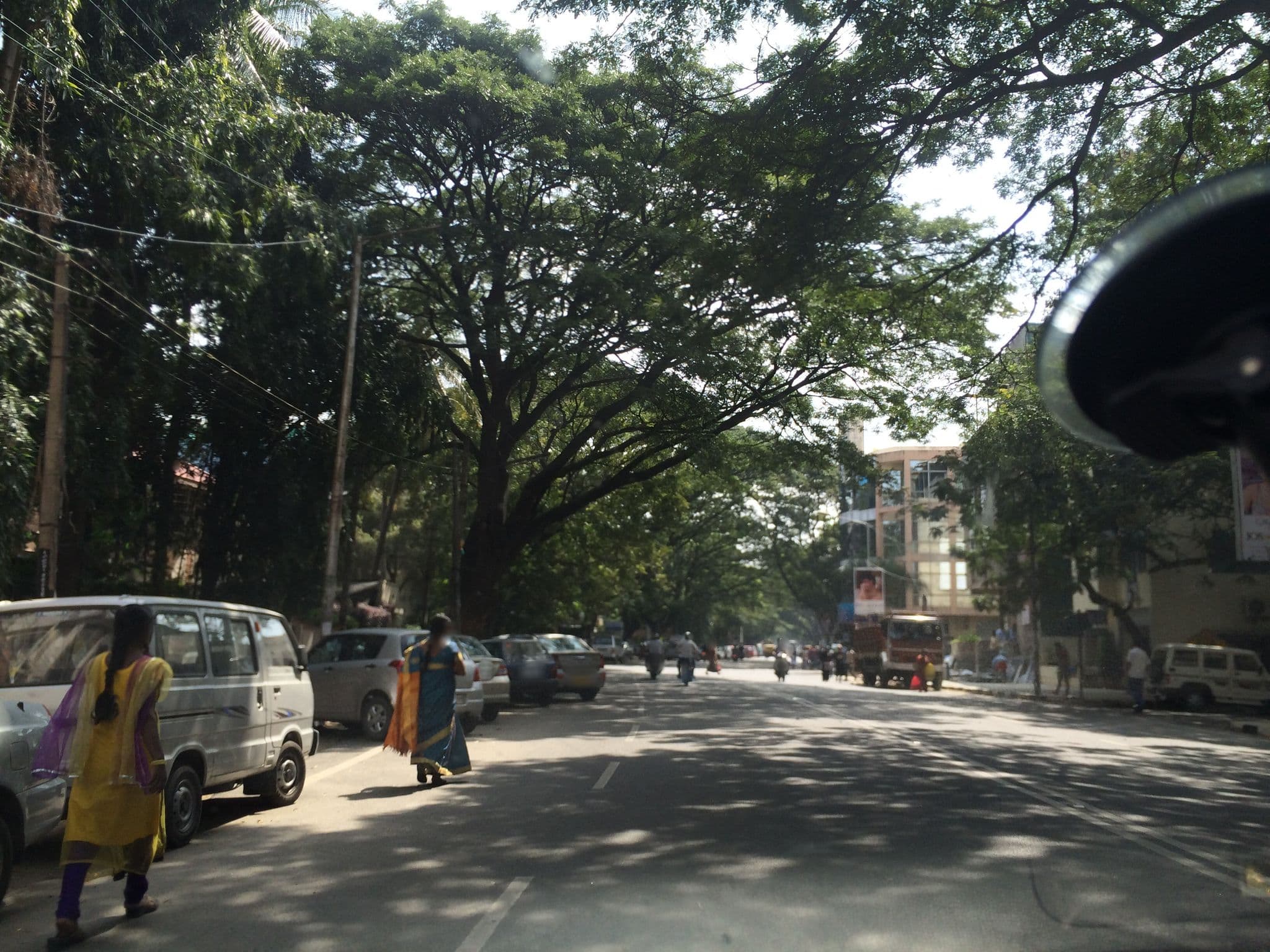 Street view near Hotel Pai Viceroy, Jayanagar, Bengaluru