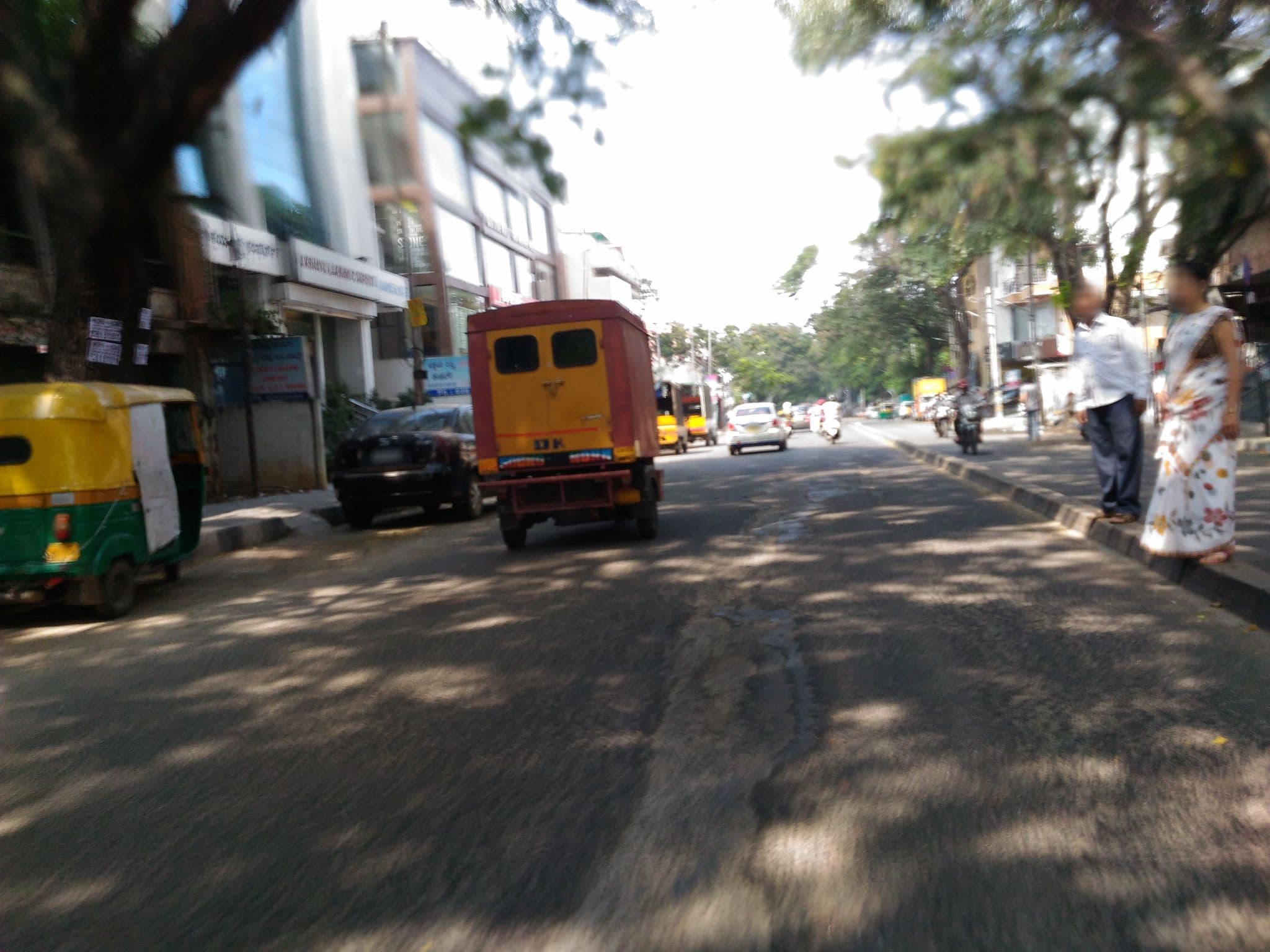 Street view near Akshaya Lakshmi Comfort, Bengaluru