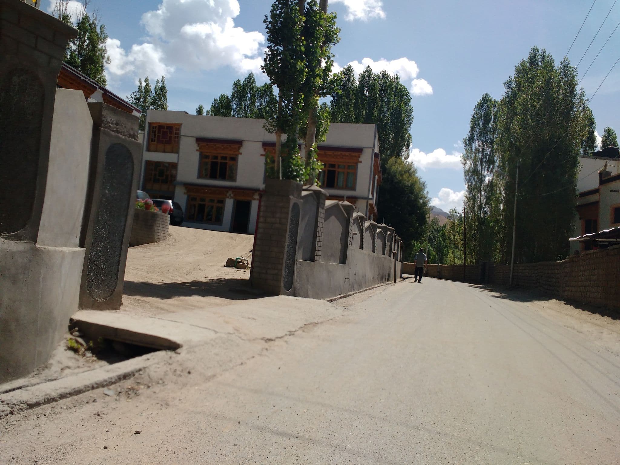 Street view near Hotel Layul palace Ladakh, Leh