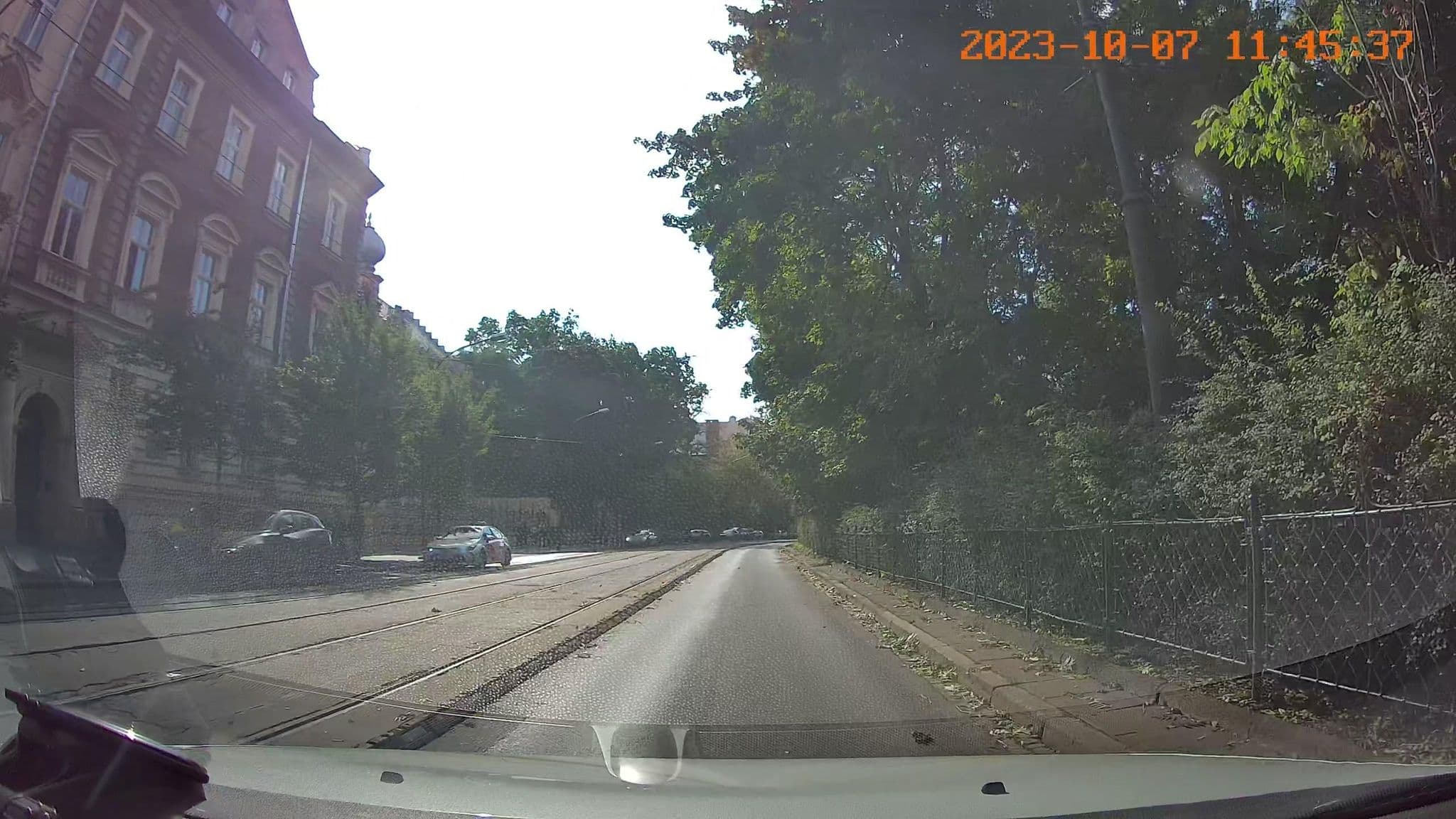 Street view near Wow Hostel, Kraków