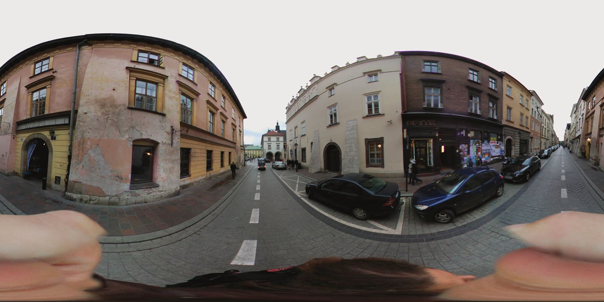 Street view near MR 3 Apartments, Kraków — © thx (CC BY-SA · Mapillary)