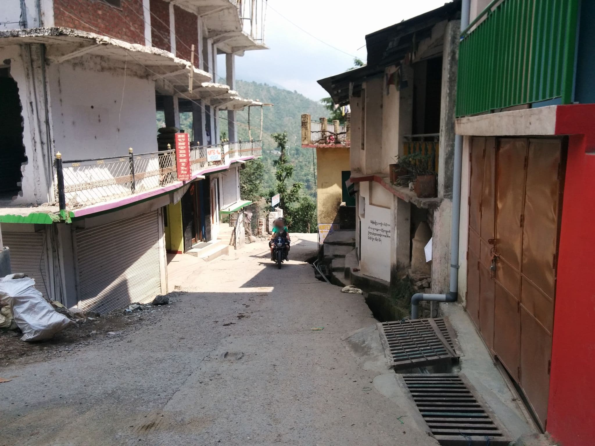 Street view near Hotel IN Hills Valley Dharmshala, Dharamsala
