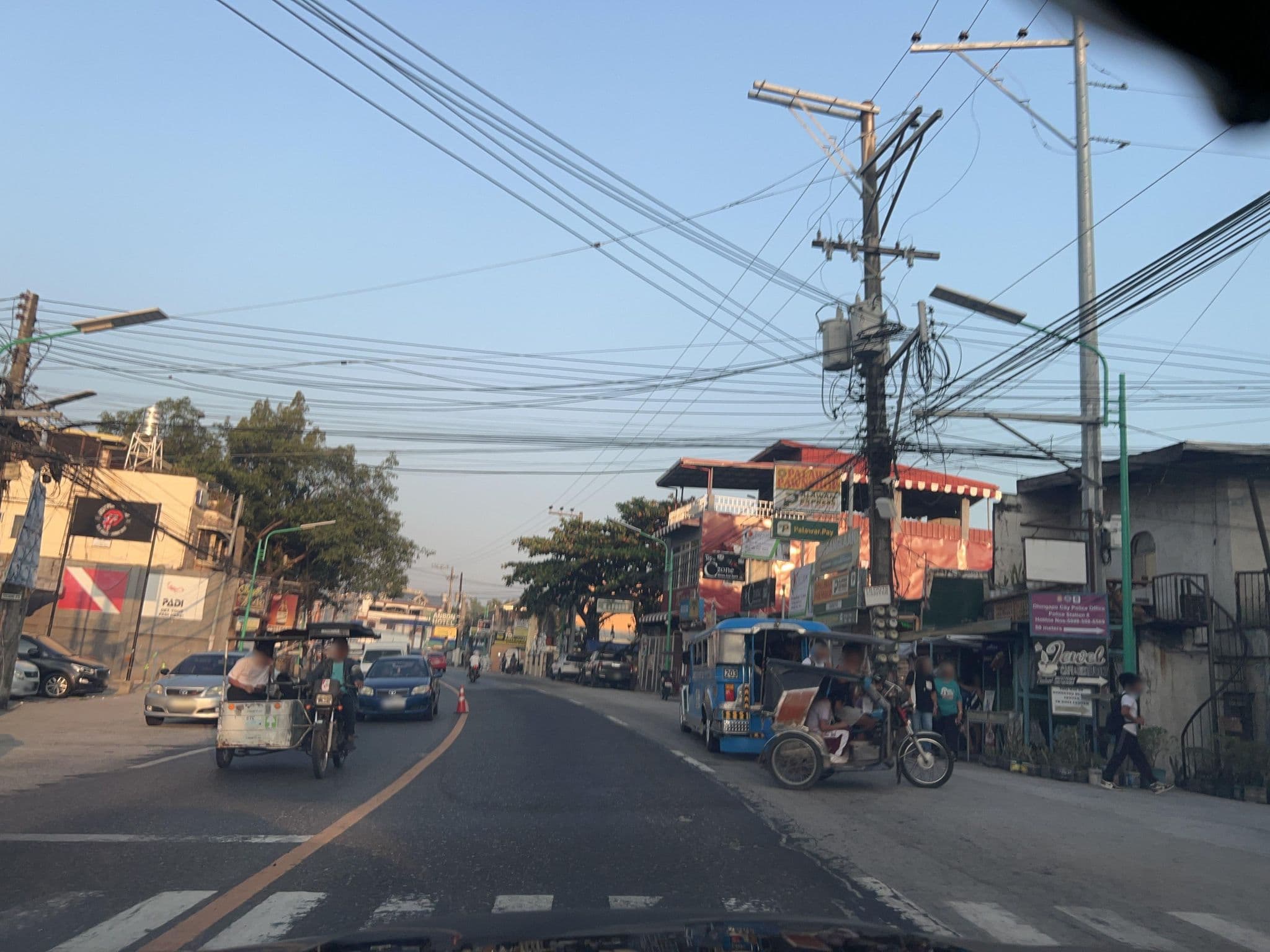 Street view near Sleep and Stay Hotel, Olongapo