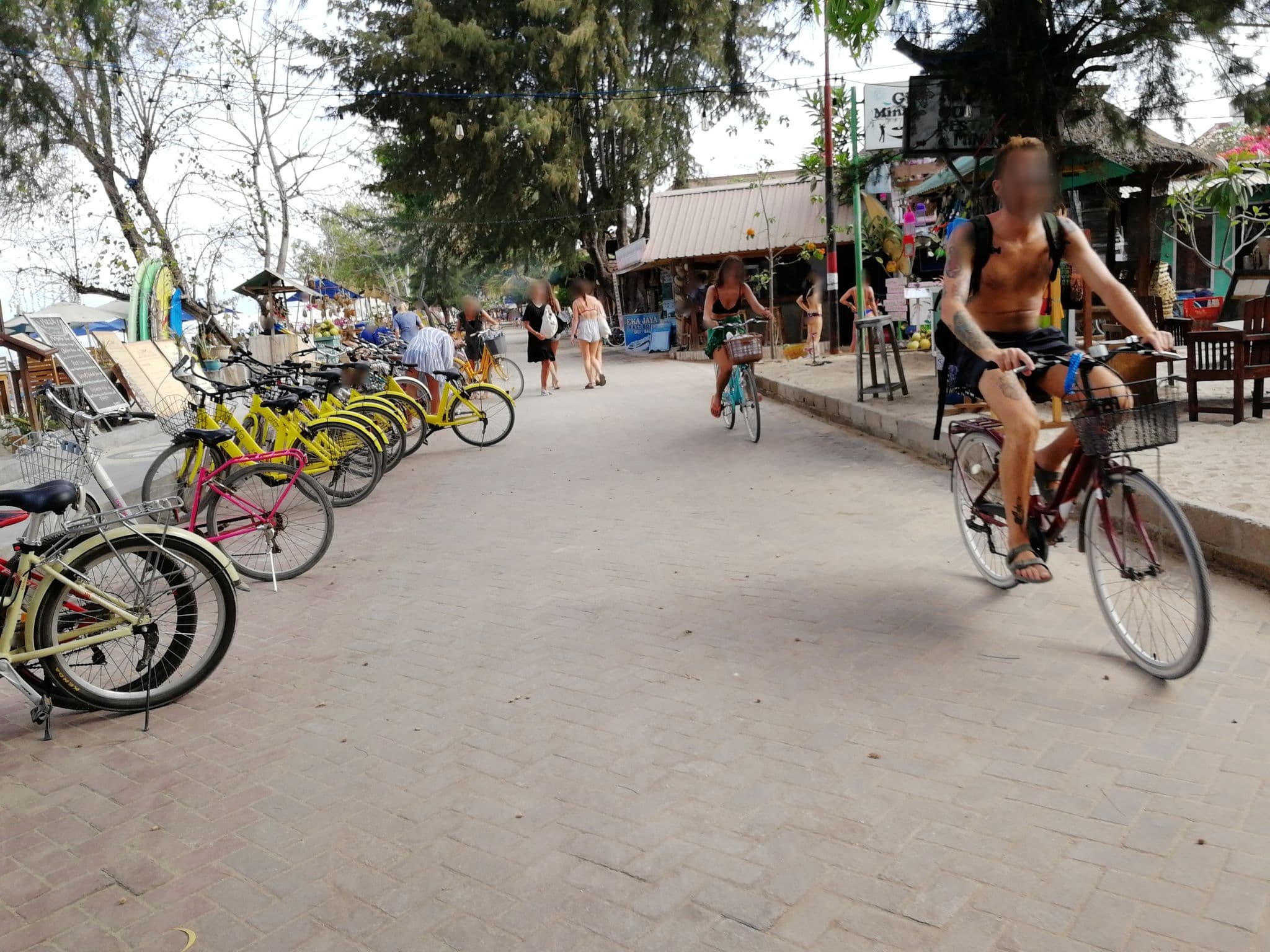 Street view near Gili Palms Villas - Two-Bedroom Villa, Gili Trawangan