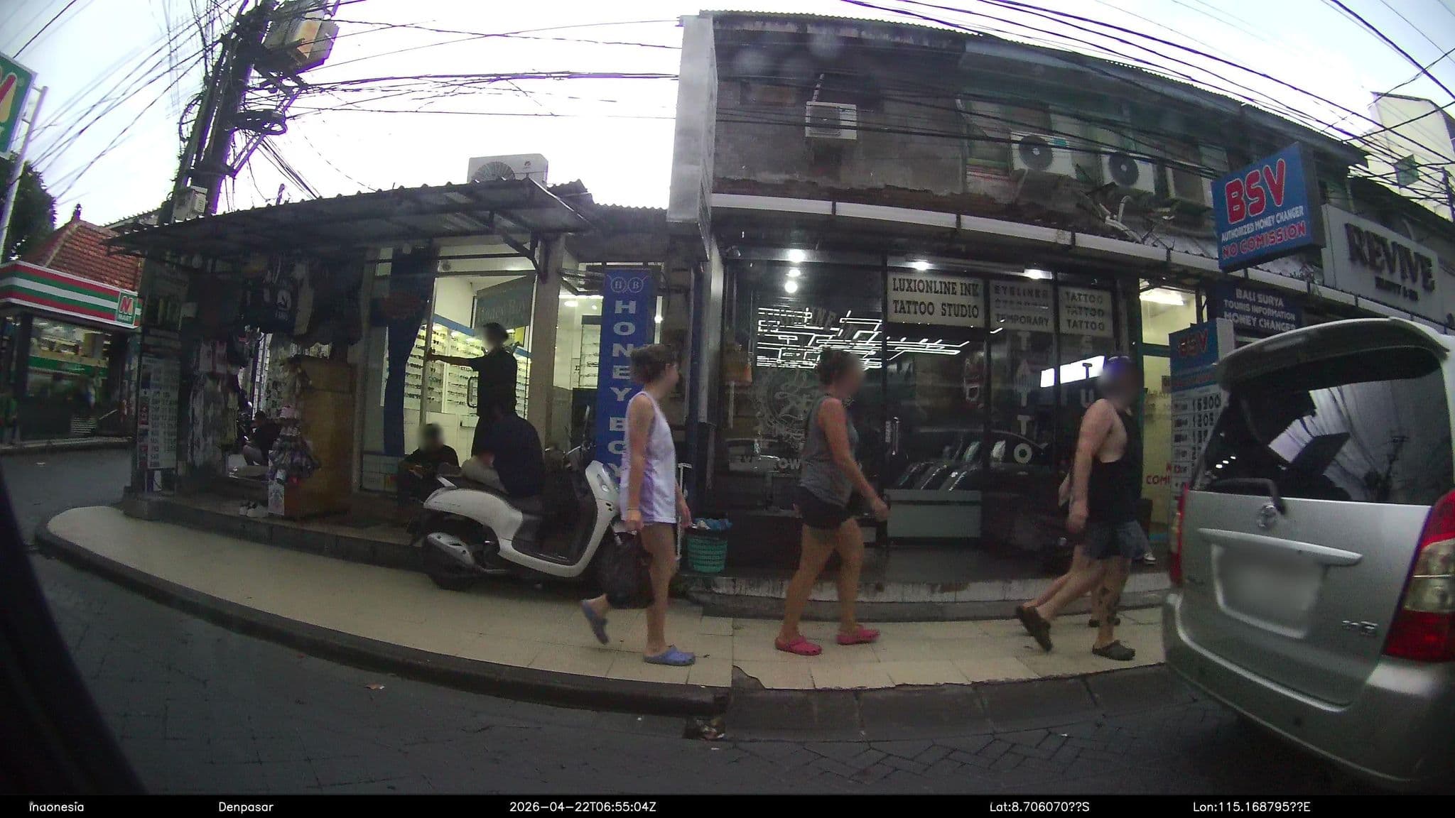 Street view near Legian Village Beach Resort, Legian