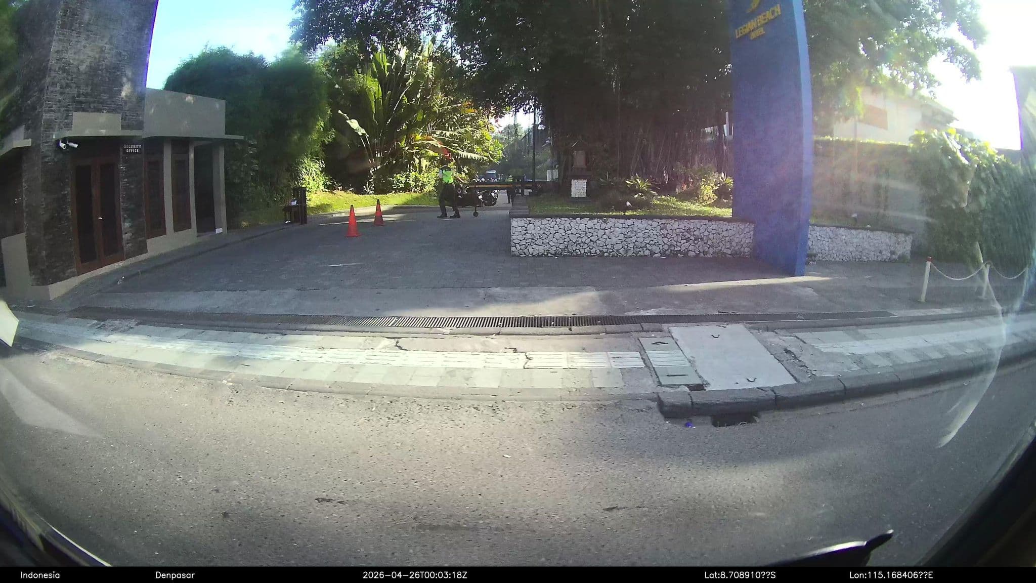 Street view near Legian Beach Hotel, Legian