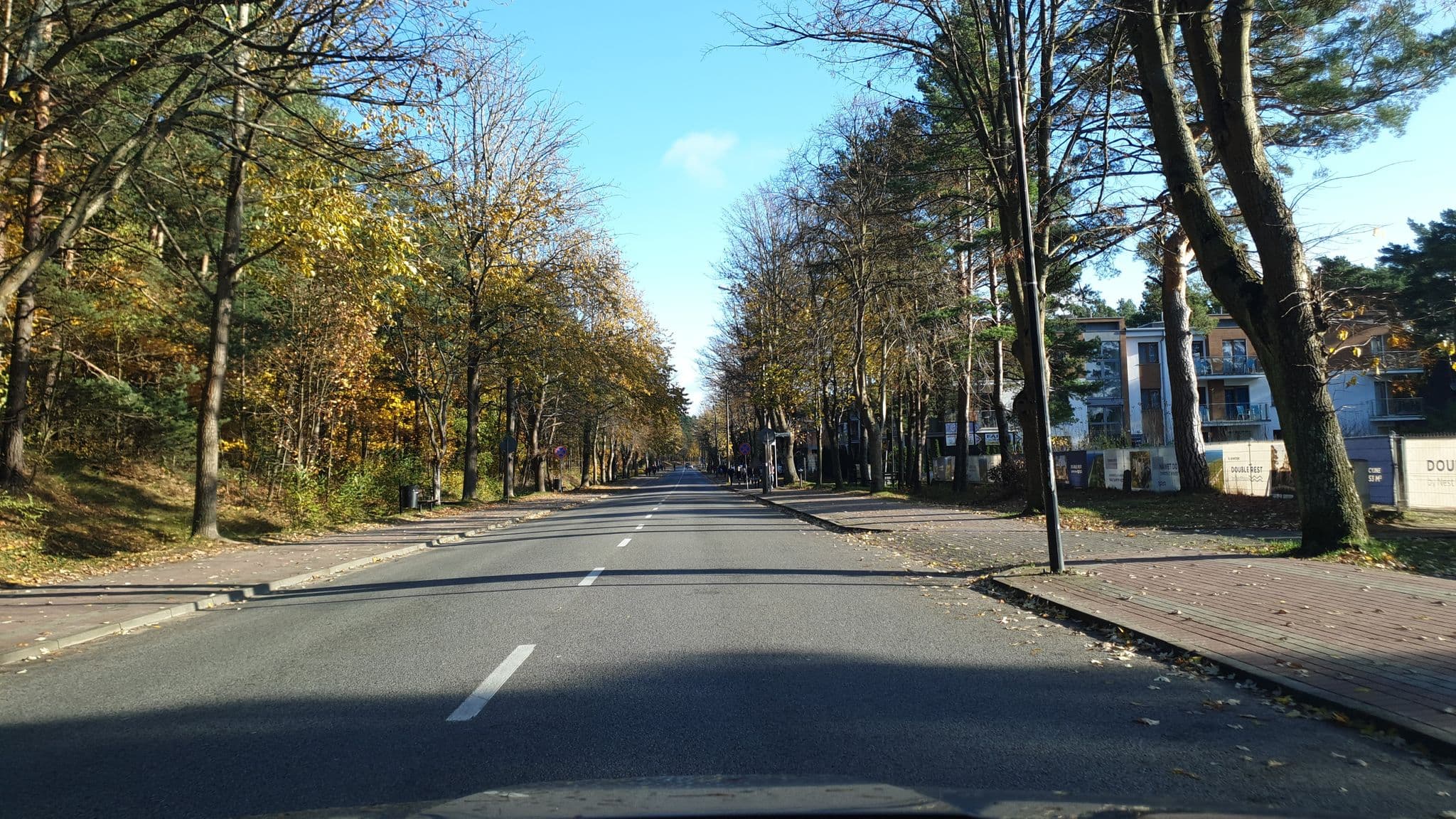 Street view near Rozewska 30, Jastrzębia Góra