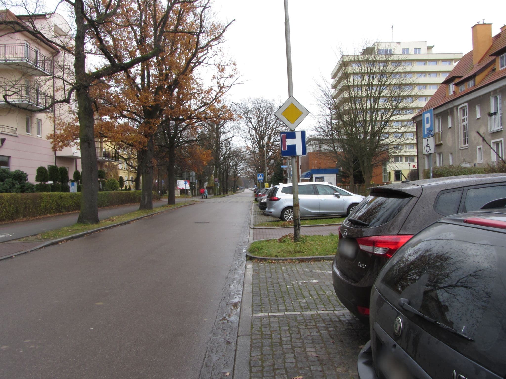 Street view near Olymp, Kołobrzeg
