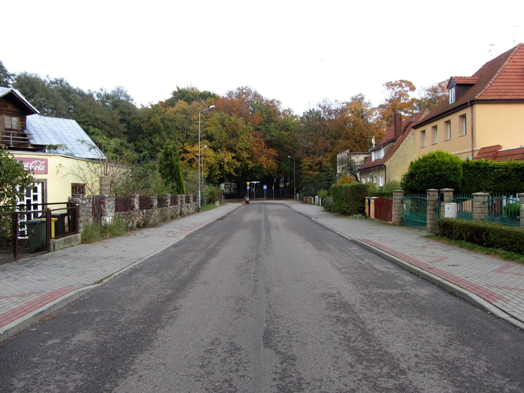 Street view near Villa Rasmus, Kołobrzeg