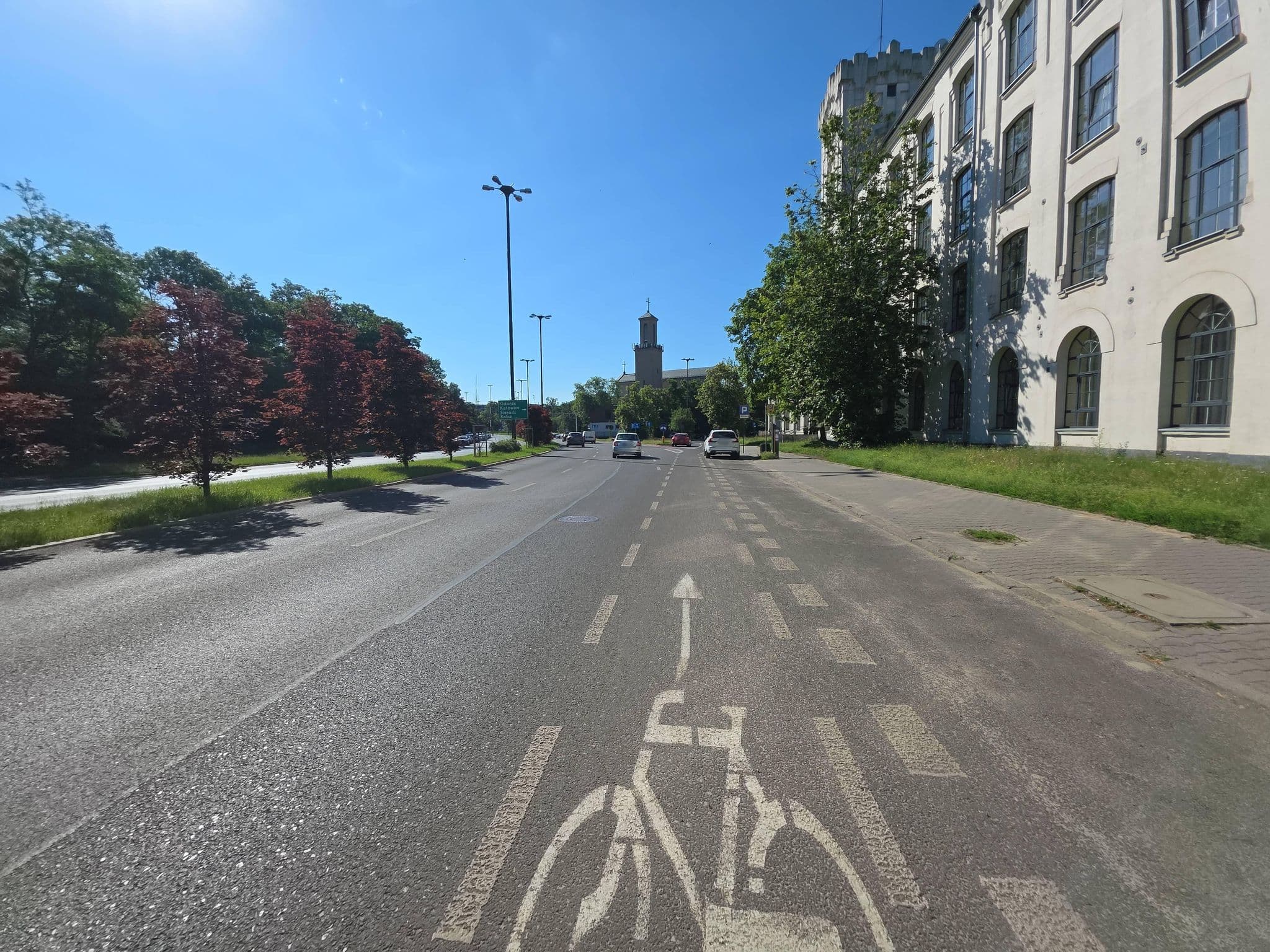 Street view near Focus Hotel Łódź, Łódź