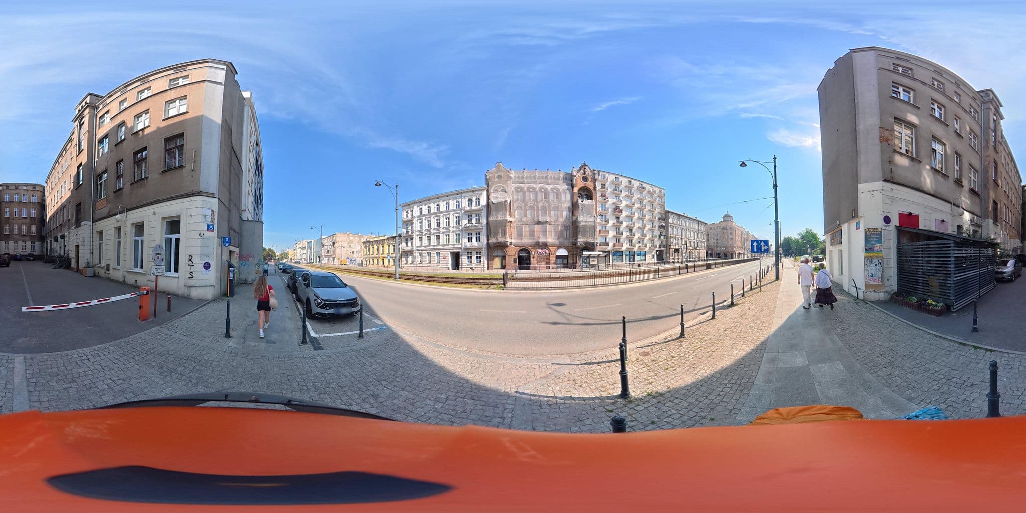Street view near Narutowicz, Łódź