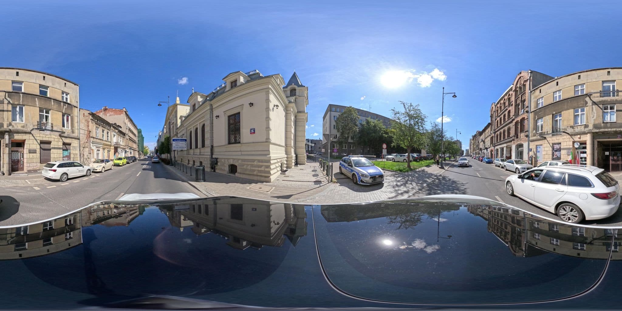Street view near Quo Vadis Aparts by Ronus- Łódź Centrum, Łódź — © Fixtor (CC BY-SA · Mapillary)
