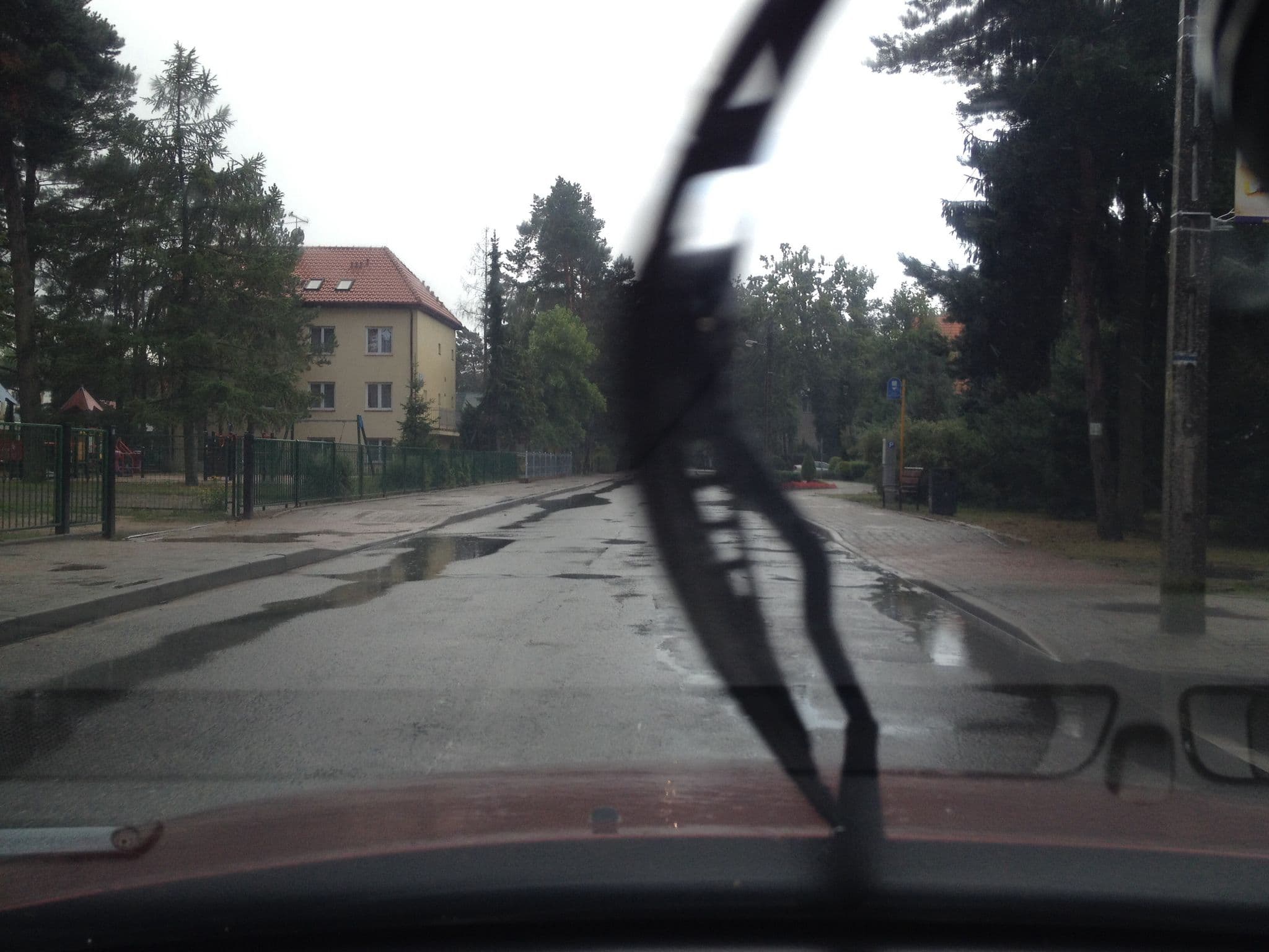 Street view near Dom Goscinny Europa, Pobierowo