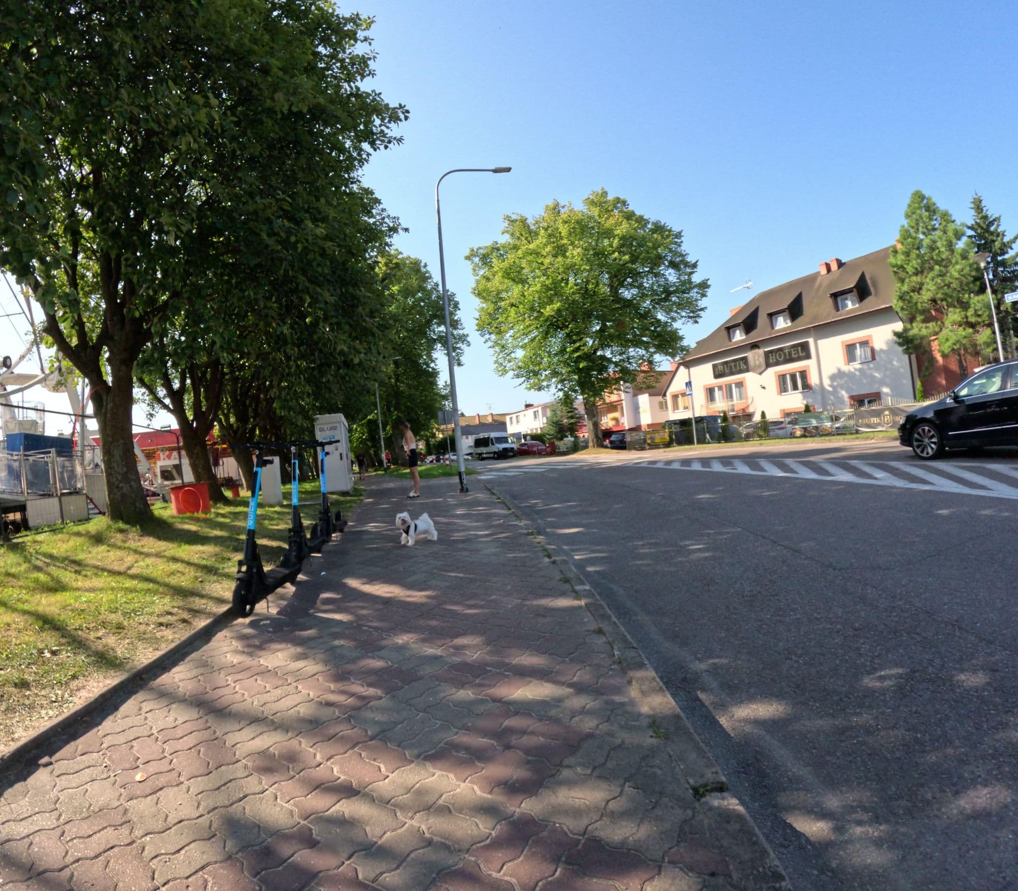 Street view near Butik Hotel, Ustronie Morskie
