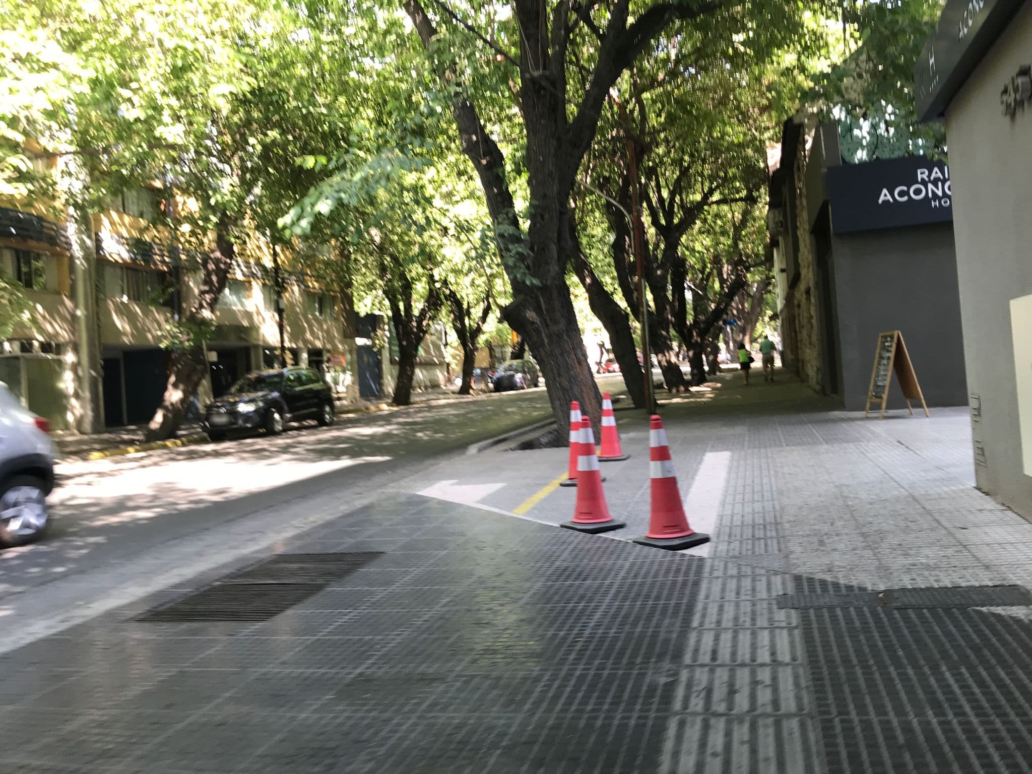 Street view near Raices Aconcagua Hotel, Mendoza