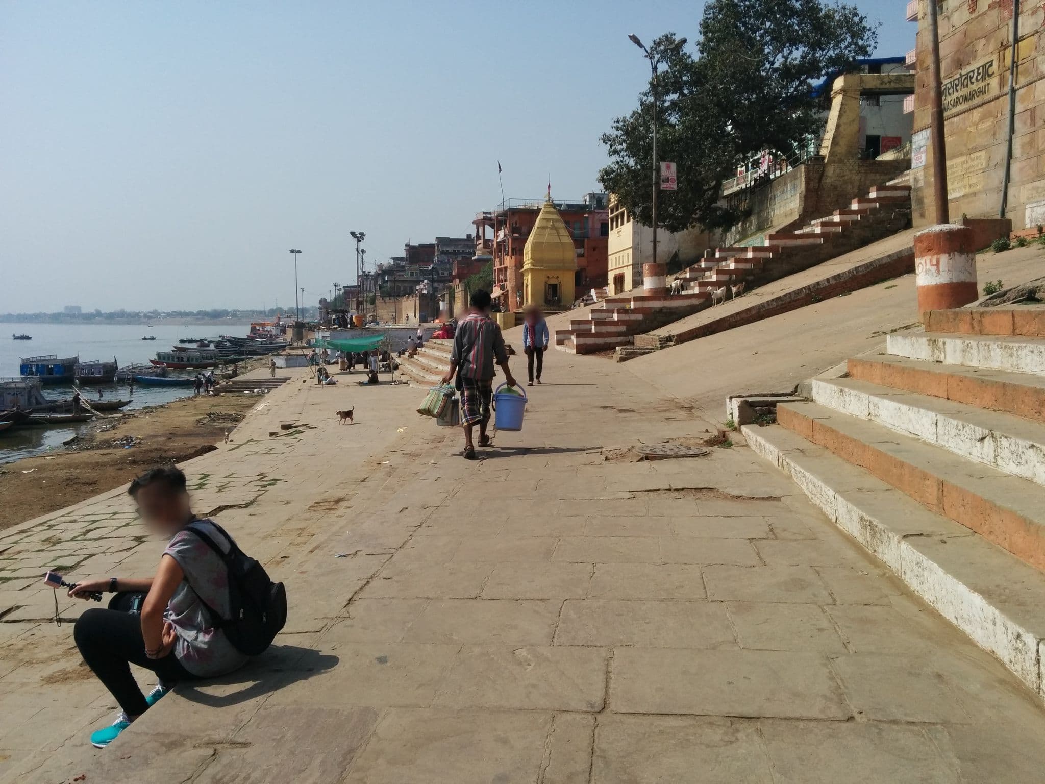 Street view near NS Backpacker'S Hostel, Varanasi