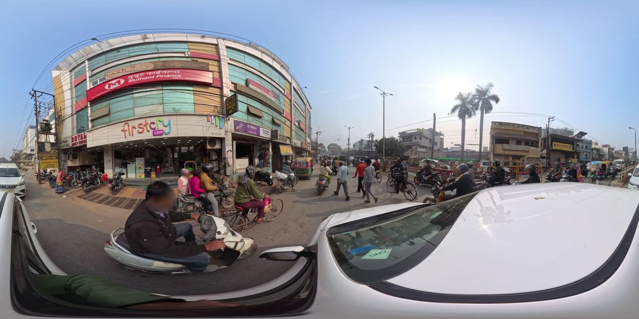 Street view near Hotel Royal Ambience, Varanasi