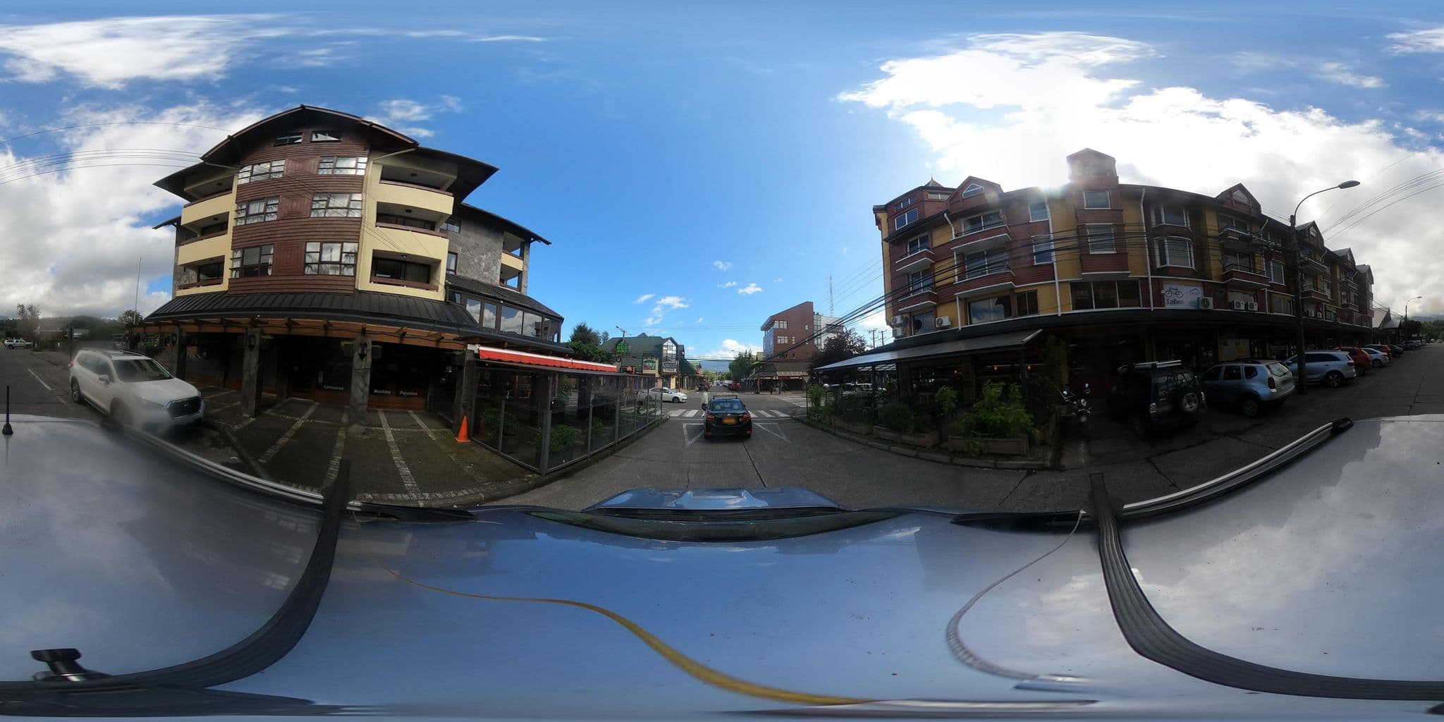 Street view near Hotel del Volcan, Pucón
