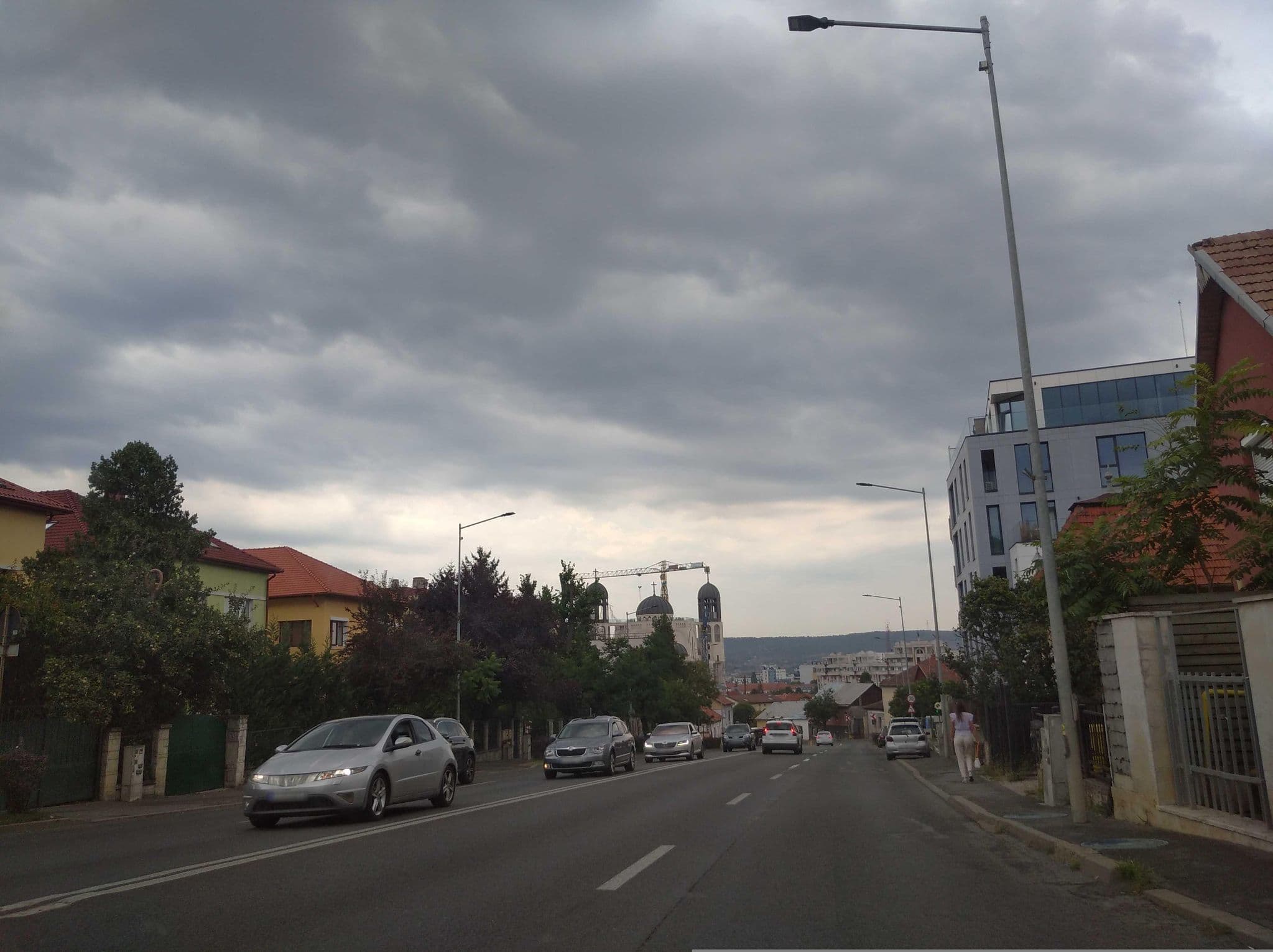 Street view near Wyndham, Cluj-Napoca