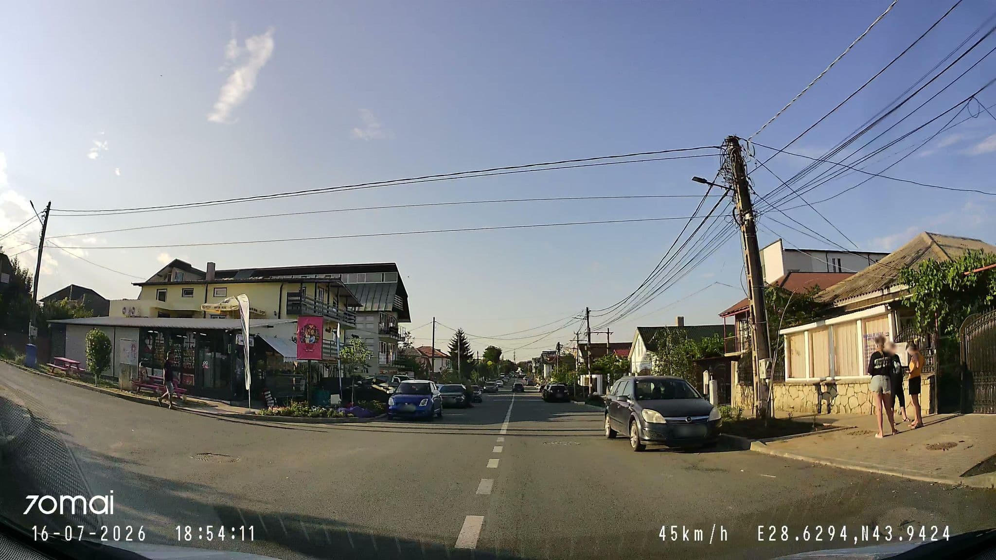 Street view near Holiday House Costinesti, Costineşti