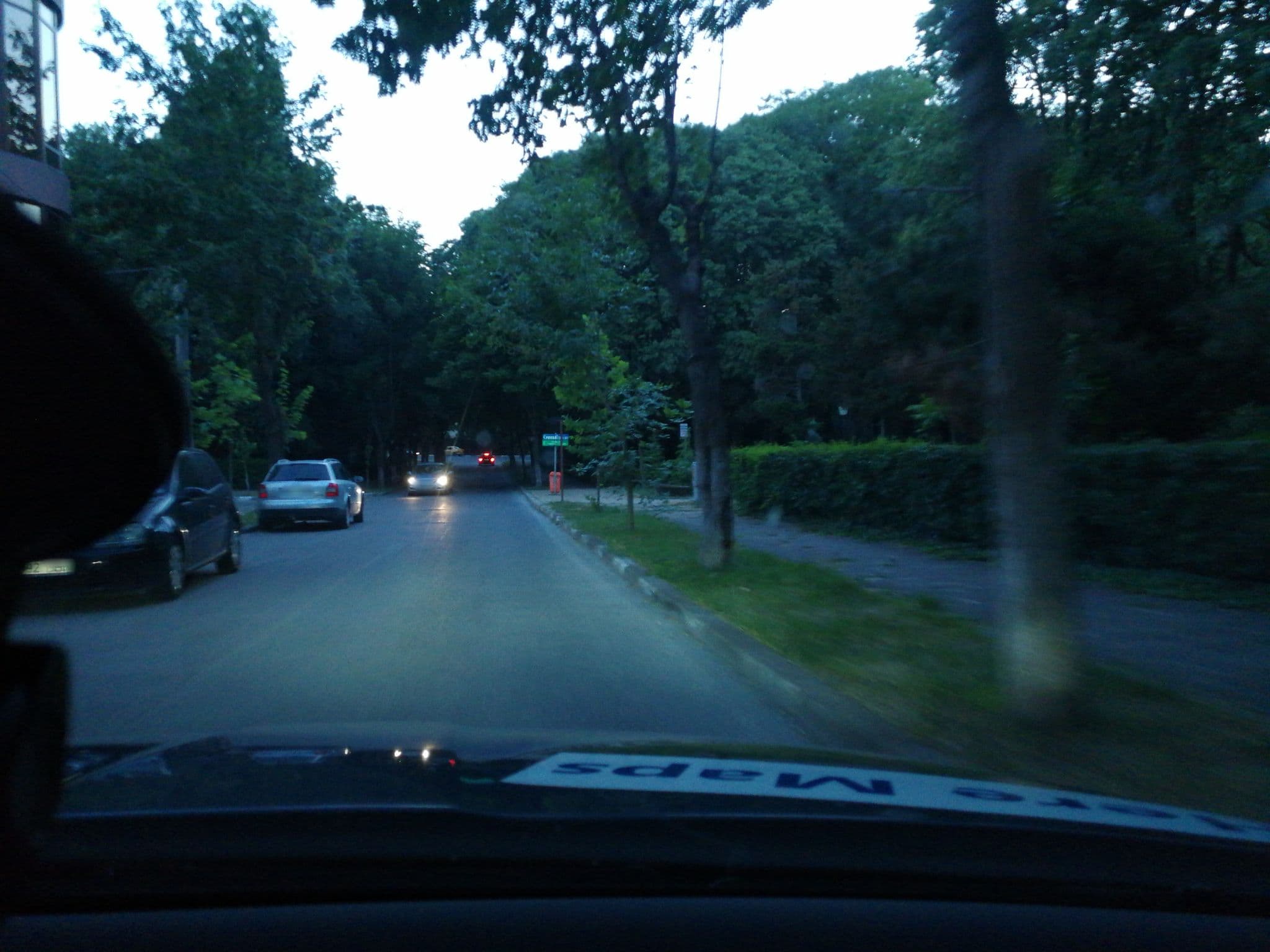 Street view near Hotel paradox, Eforie Sud