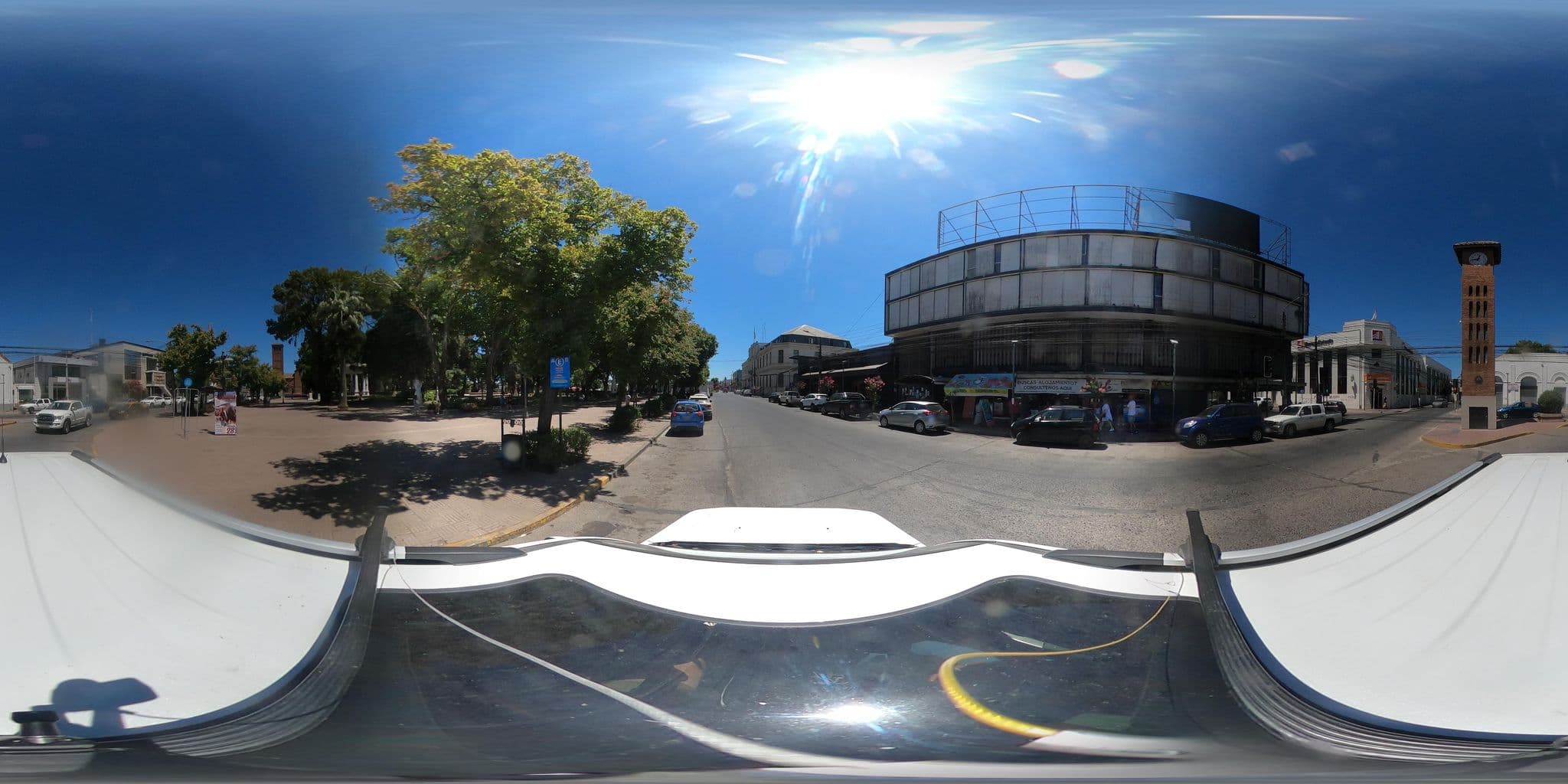 Street view near Hotel Turismo Linares, Linares — © Kaart_Local (CC BY-SA · Mapillary)