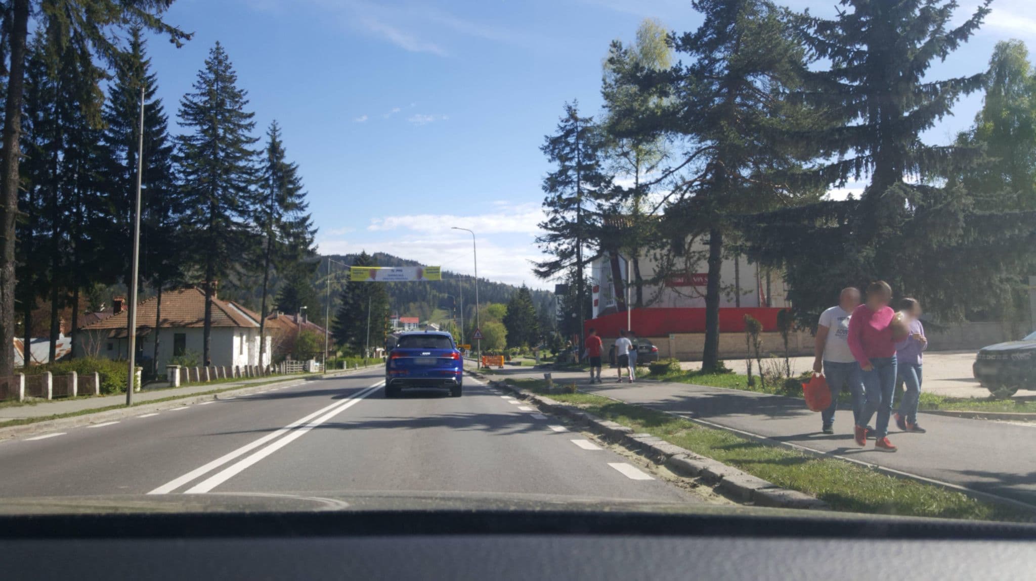 Street view near Hotel Bulevard Predeal, Predeal