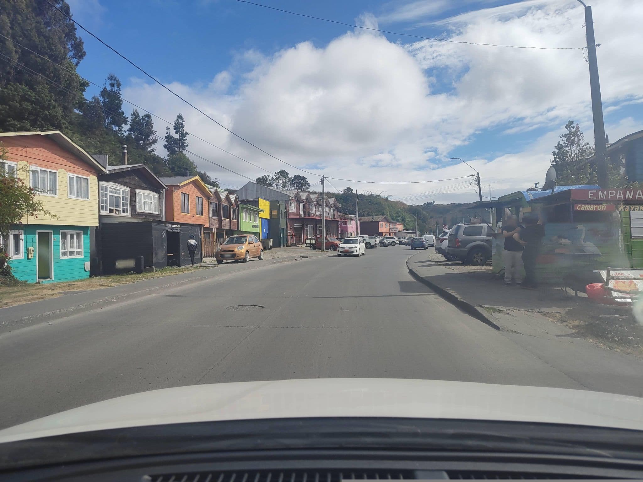Street view near Hotel Unicornio Azul, Castro — © andresduhour (CC BY-SA · Mapillary)