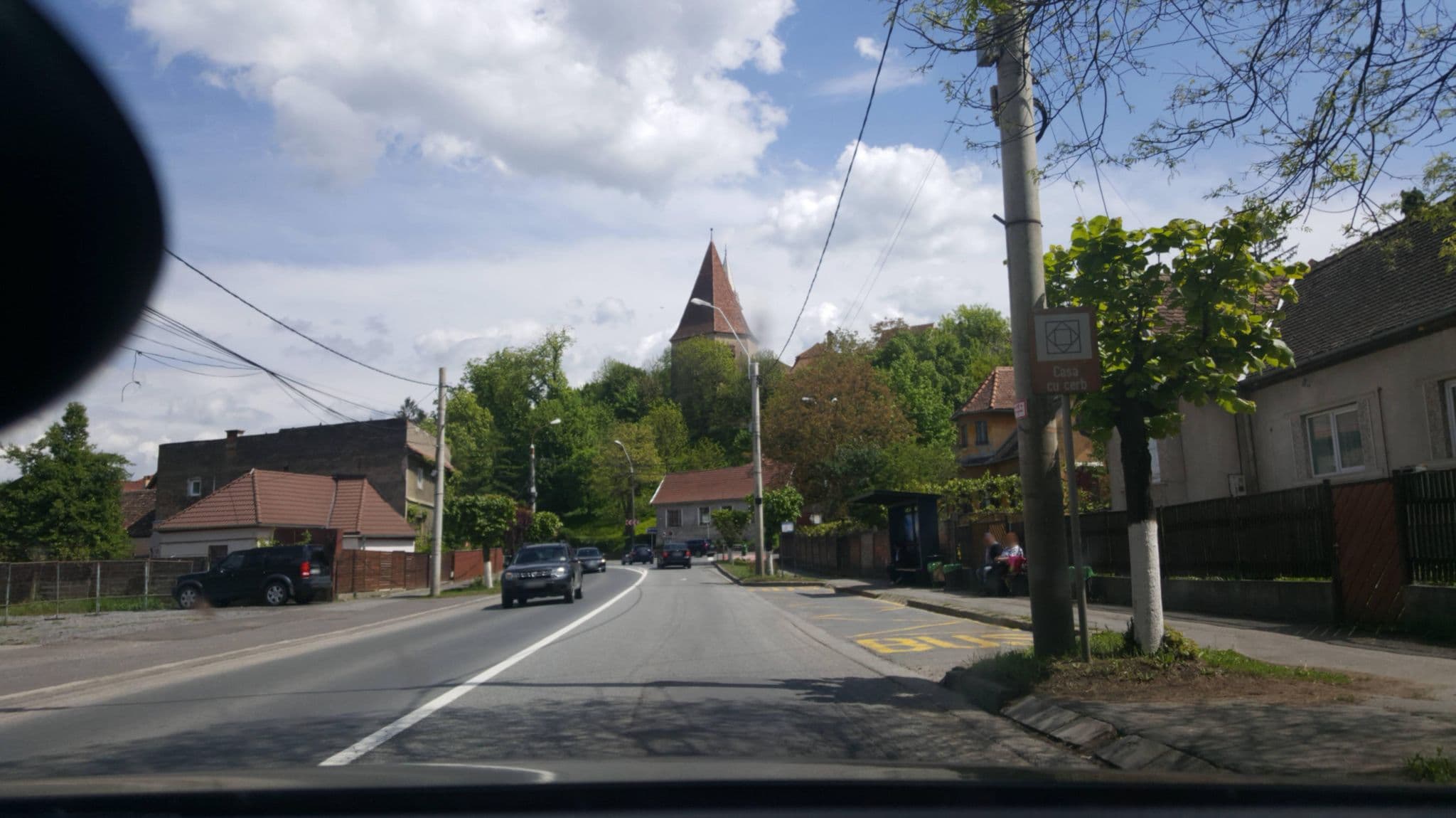 Street view near Hotel PrincesSophie, Sighișoara — © puky (CC BY-SA · Mapillary)