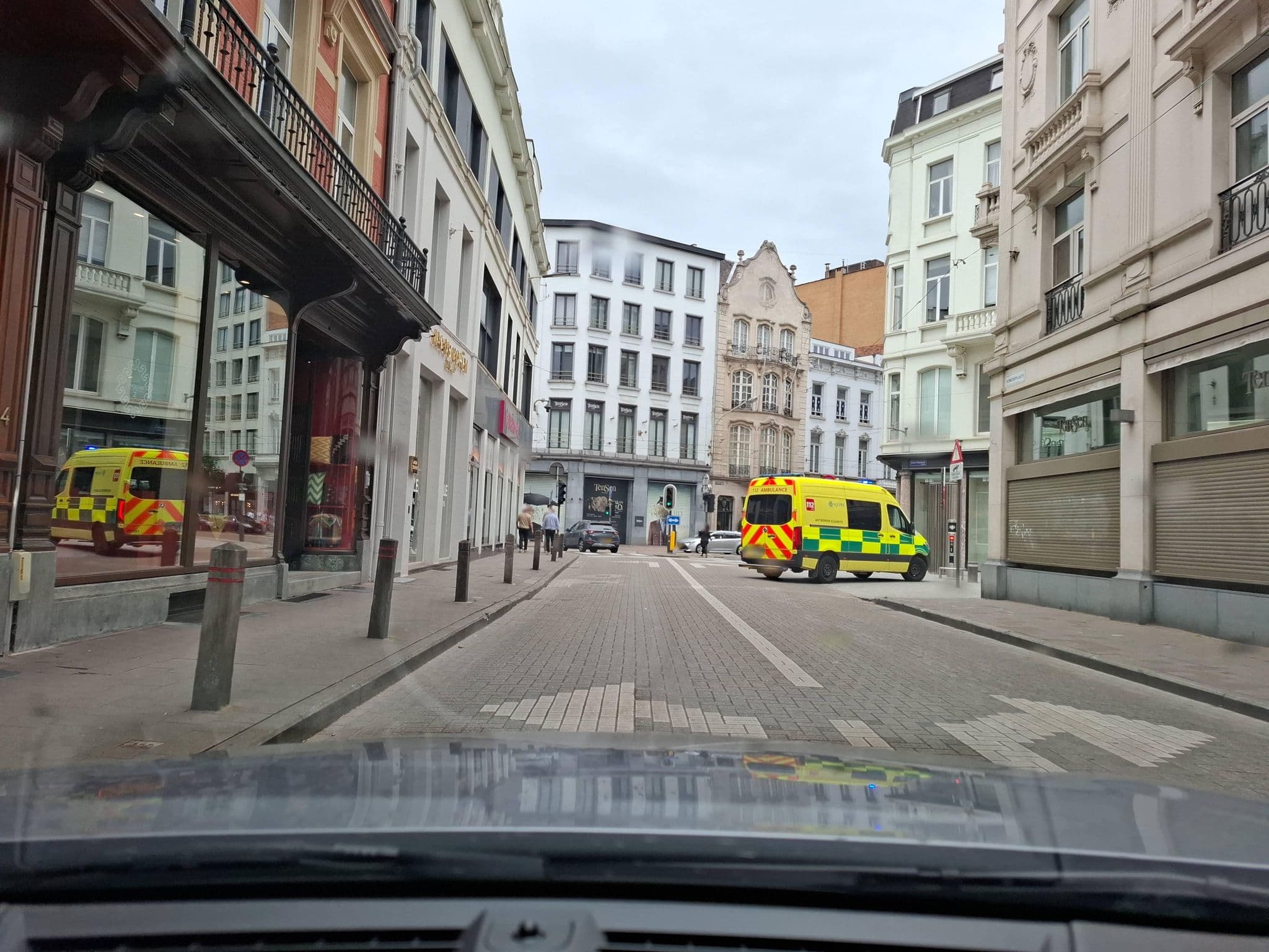 Street view near A Place Antwerp - Boutique Stays - Schuttershofstraat 5, Antwerp — © masterofnoroad (CC BY-SA · Mapillary)