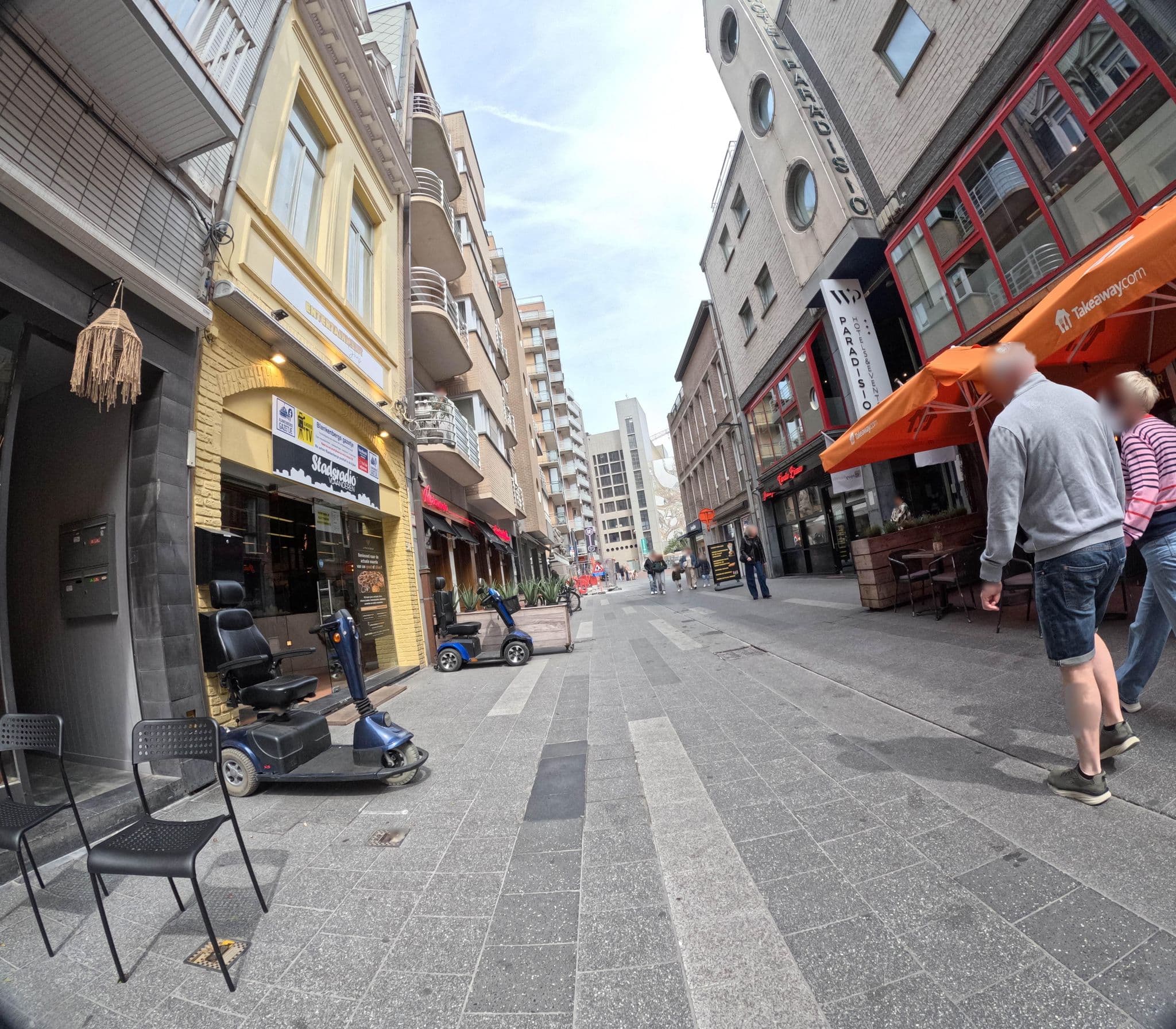 Street view near WP Hotel Paradisio, Blankenberge — © filipc (CC BY-SA · Mapillary)
