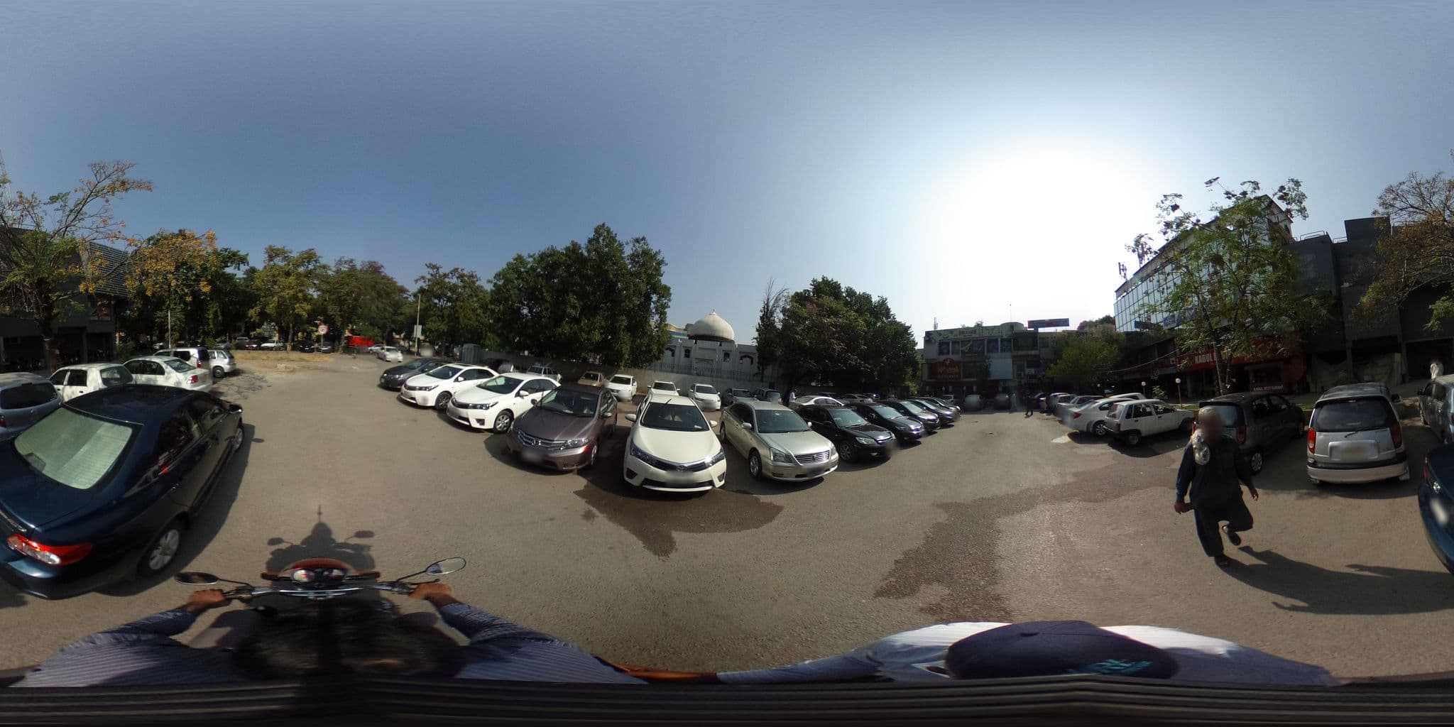 Street view near Hotel Crown Palace F7 Markaz, Islamabad — © rizwanalvi1 (CC BY-SA · Mapillary)