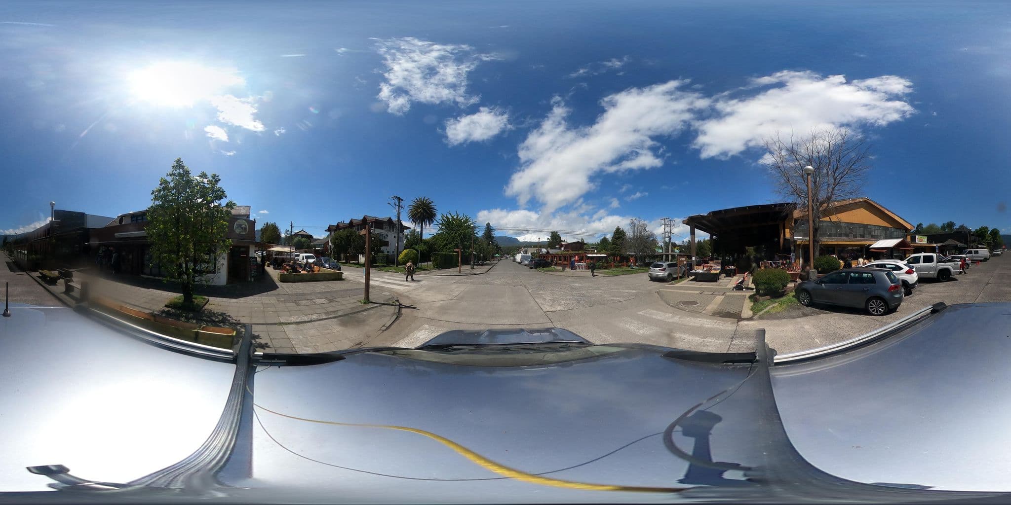 Street view near Cabañas La Palmera, Pucón