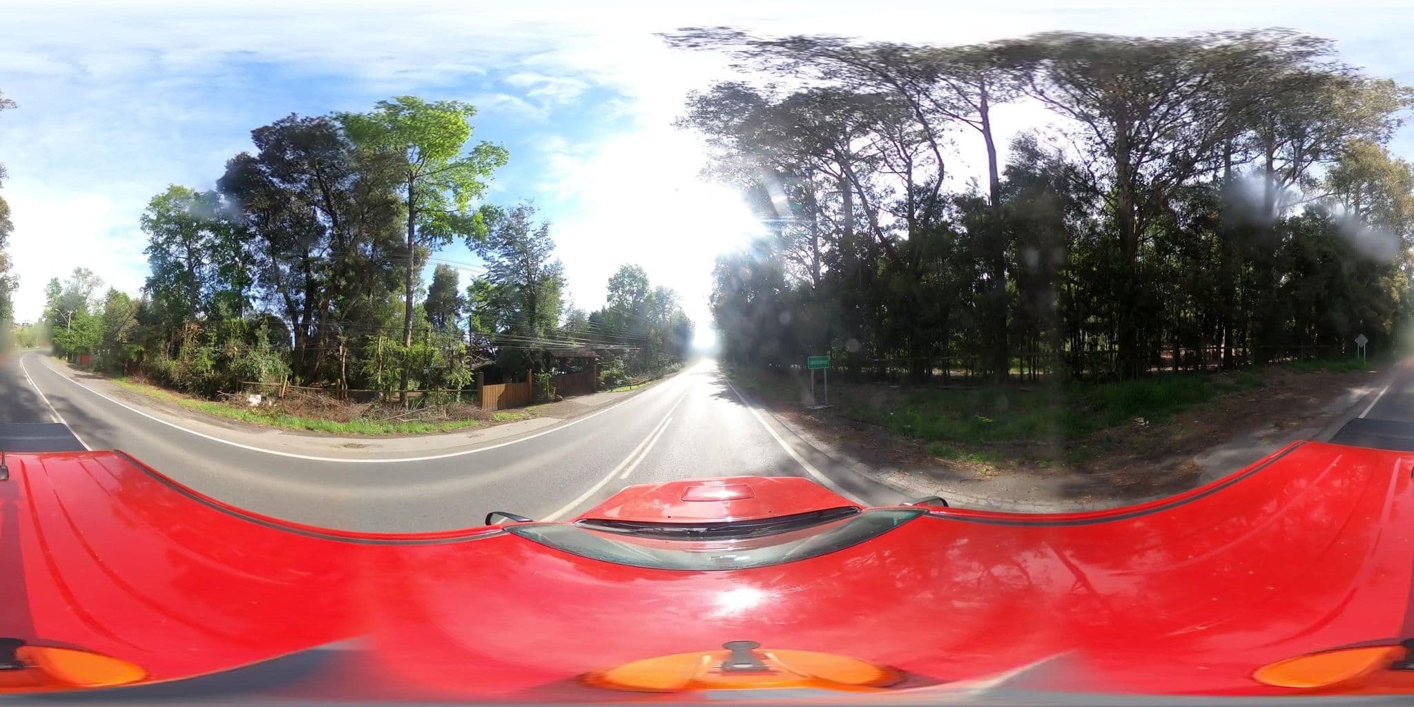 Street view near Cabañas Hueney, Pucón
