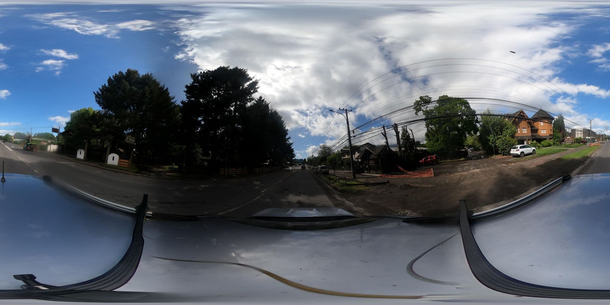 Street view near Cabañas El Dorado, Pucón
