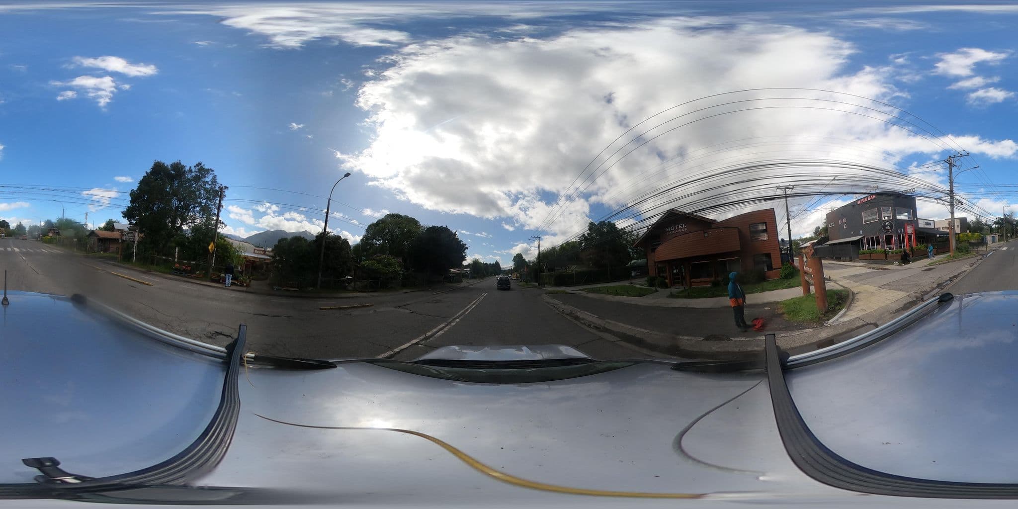 Street view near Cabañas Kernayel, Pucón