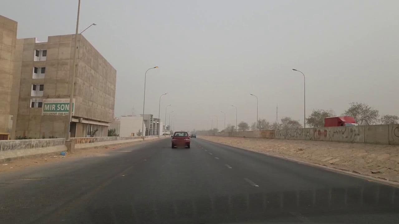 Street view near Shakira Tower Girls Hostel, Pakistan Employees Cooperative Housing Society — © roadroid (CC BY-SA · Mapillary)