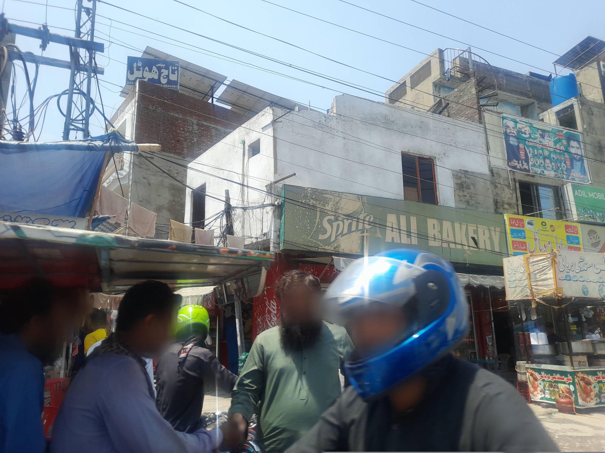 Street view near NTP Palace Hotel, Lahore — © Zain_Ali (CC BY-SA · Mapillary)