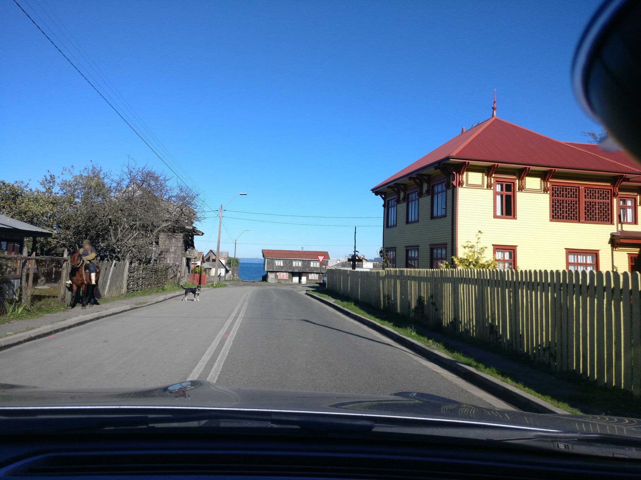 Street view near Llanquin, Dalcahue — © felipeeugenio (CC BY-SA · Mapillary)