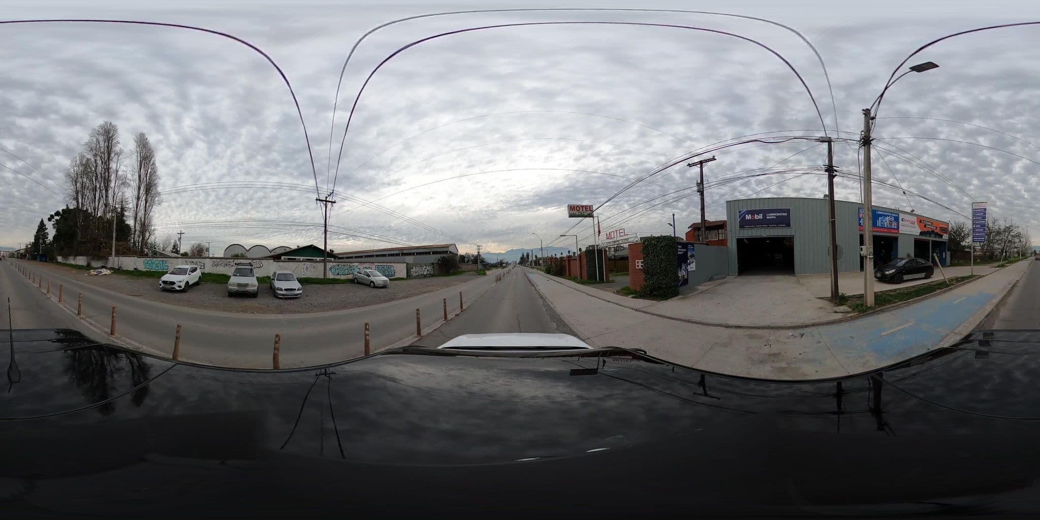 Street view near Motel Los Arcos, Rancagua — © Transporte_DSS (CC BY-SA · Mapillary)