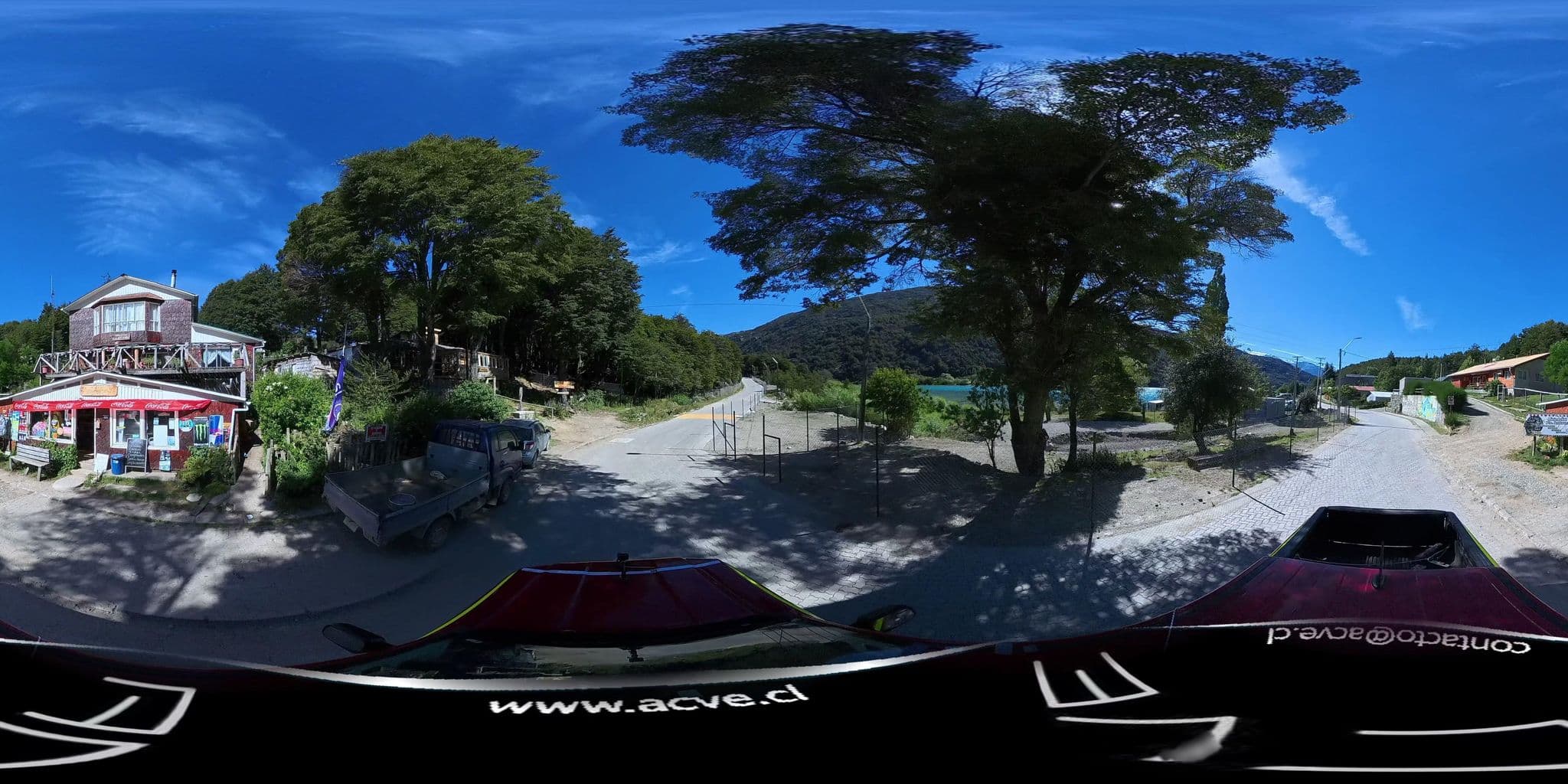 Street view near Hosteria Puerto Bertrand, Cochrane — © contactoacve (CC BY-SA · Mapillary)