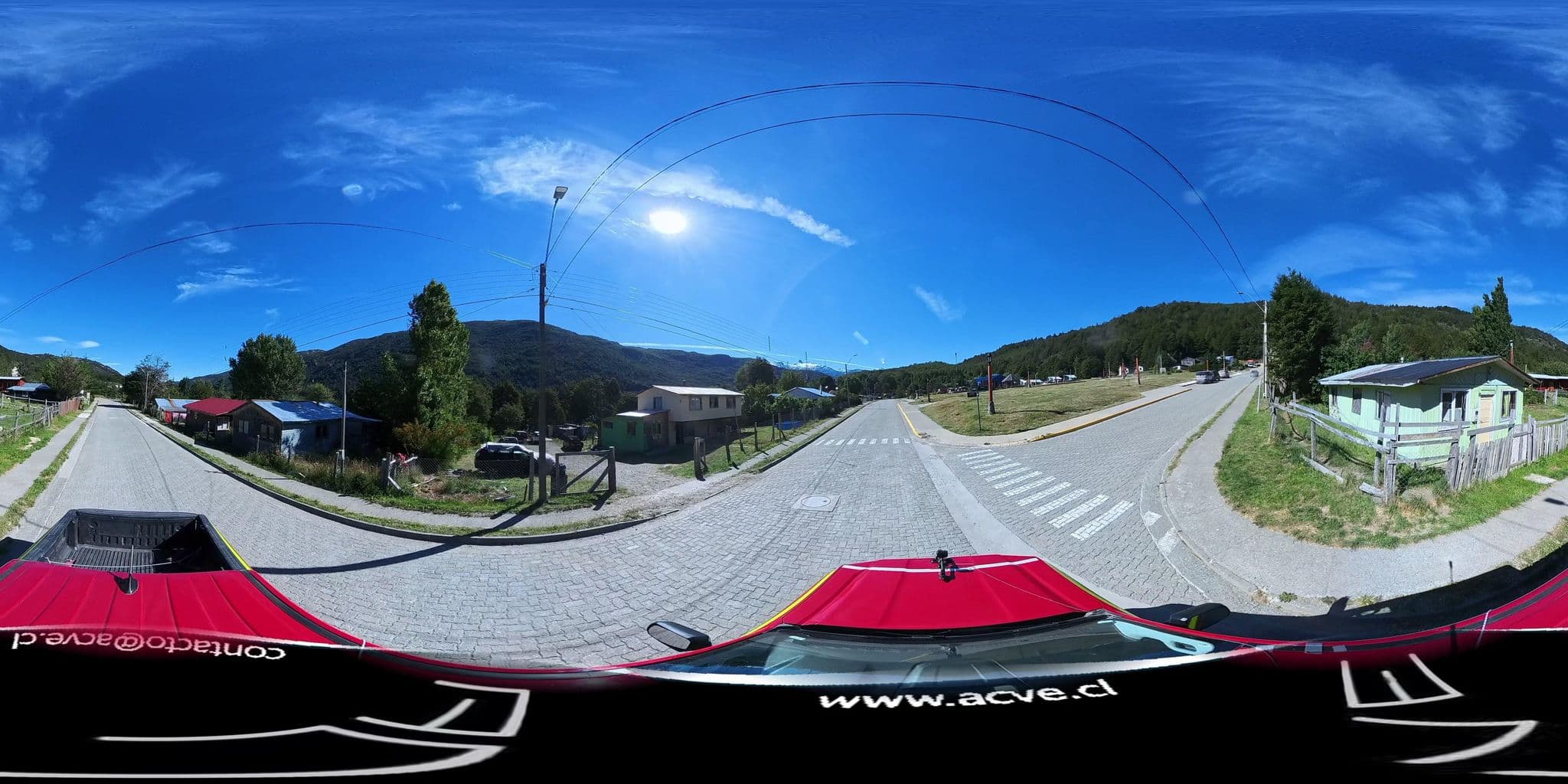 Street view near Los Coigues, Cochrane